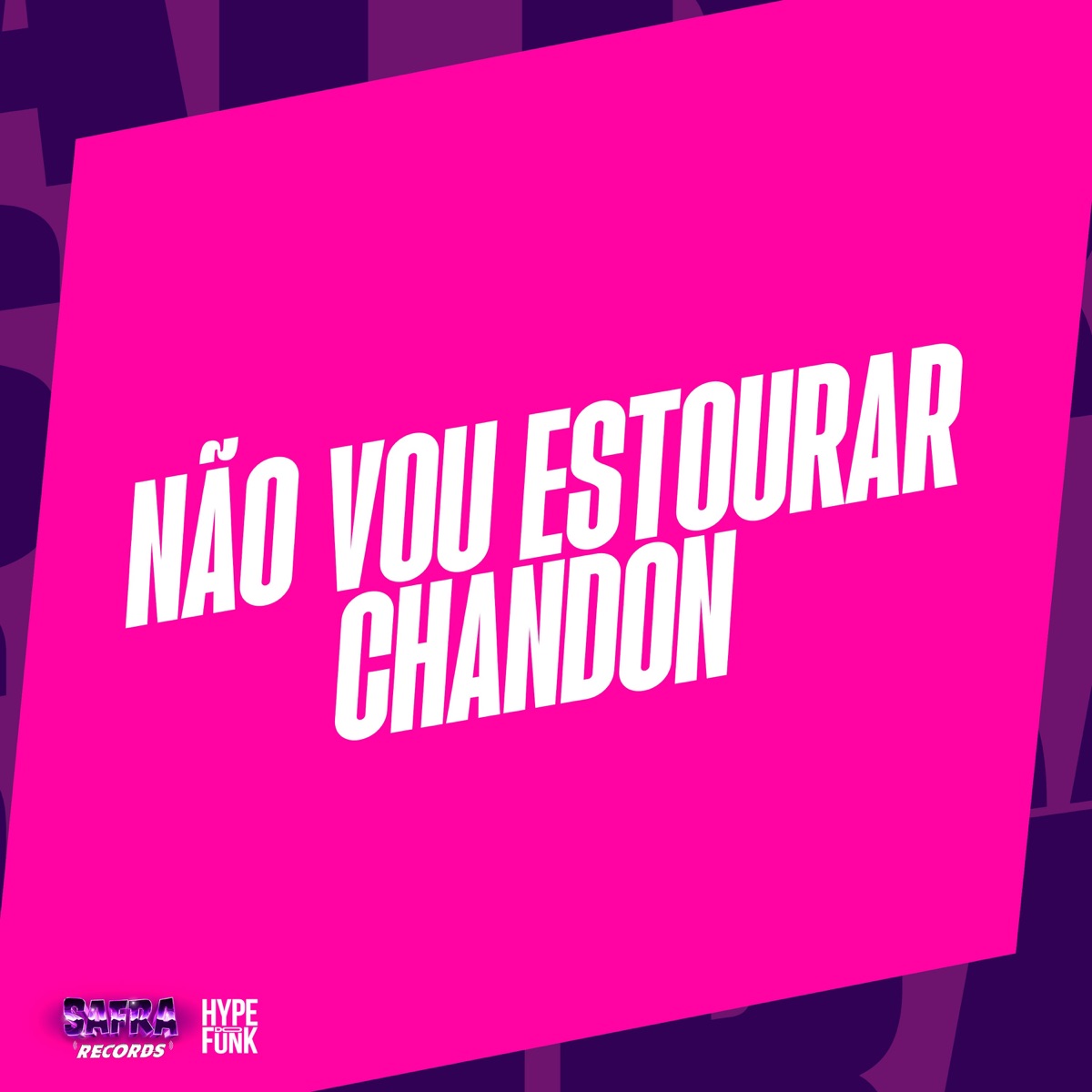 NÃO VOU ESTOURAR CHANDON - Single by NEGUEBA DOS BEATS, Mc Rubim & MCJOTAVE album cover