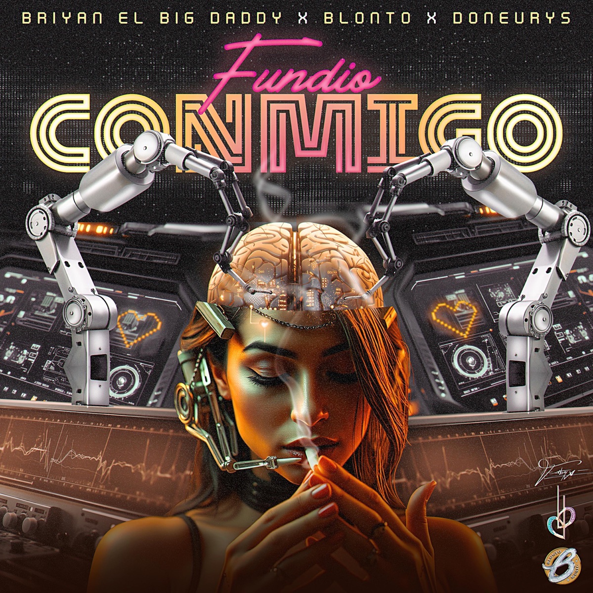 FUNDIO CONMIGO (feat. Blonto) - Single by Briyan El Big Daddy album cover