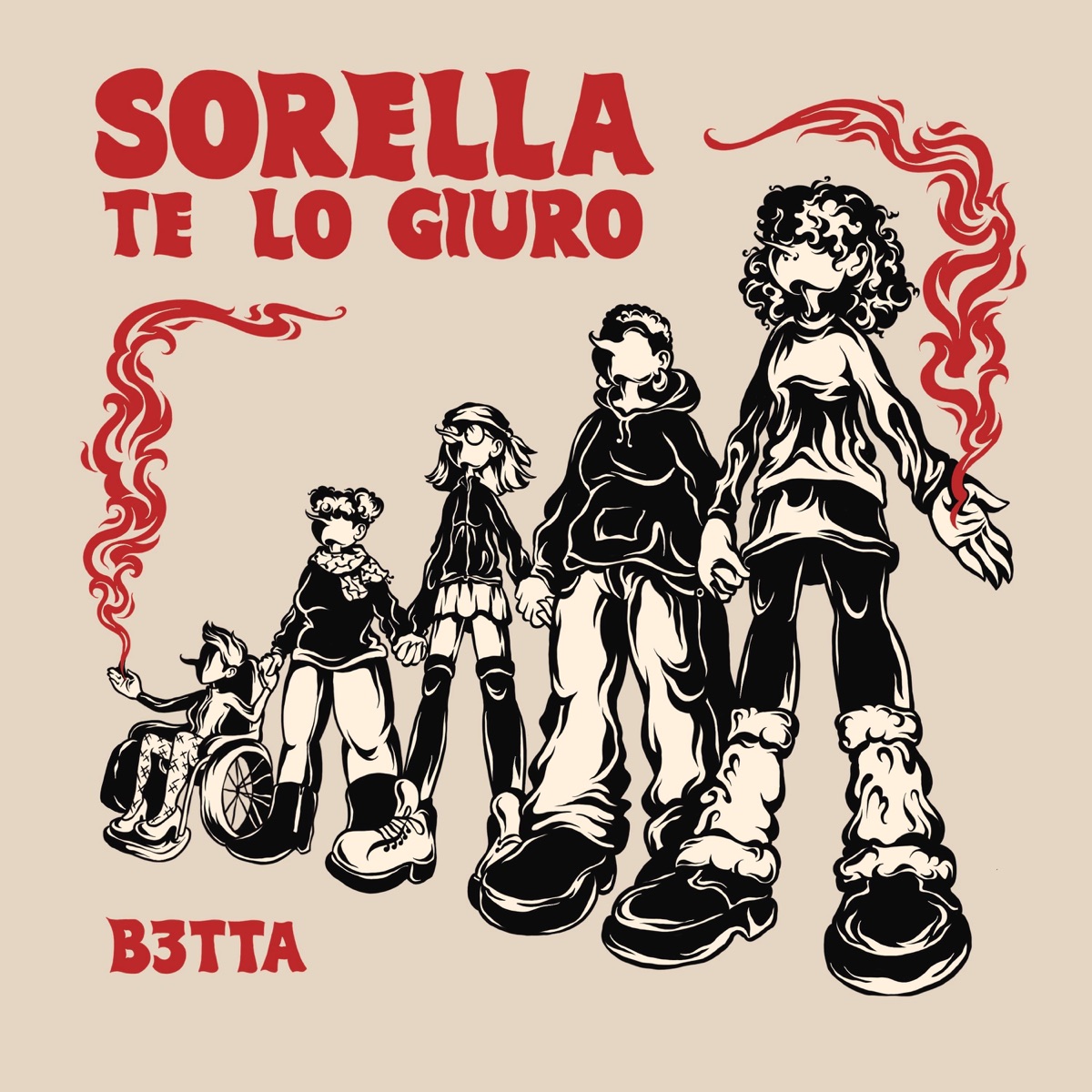 Sorella! Te lo giuro - Single by b3tta album cover