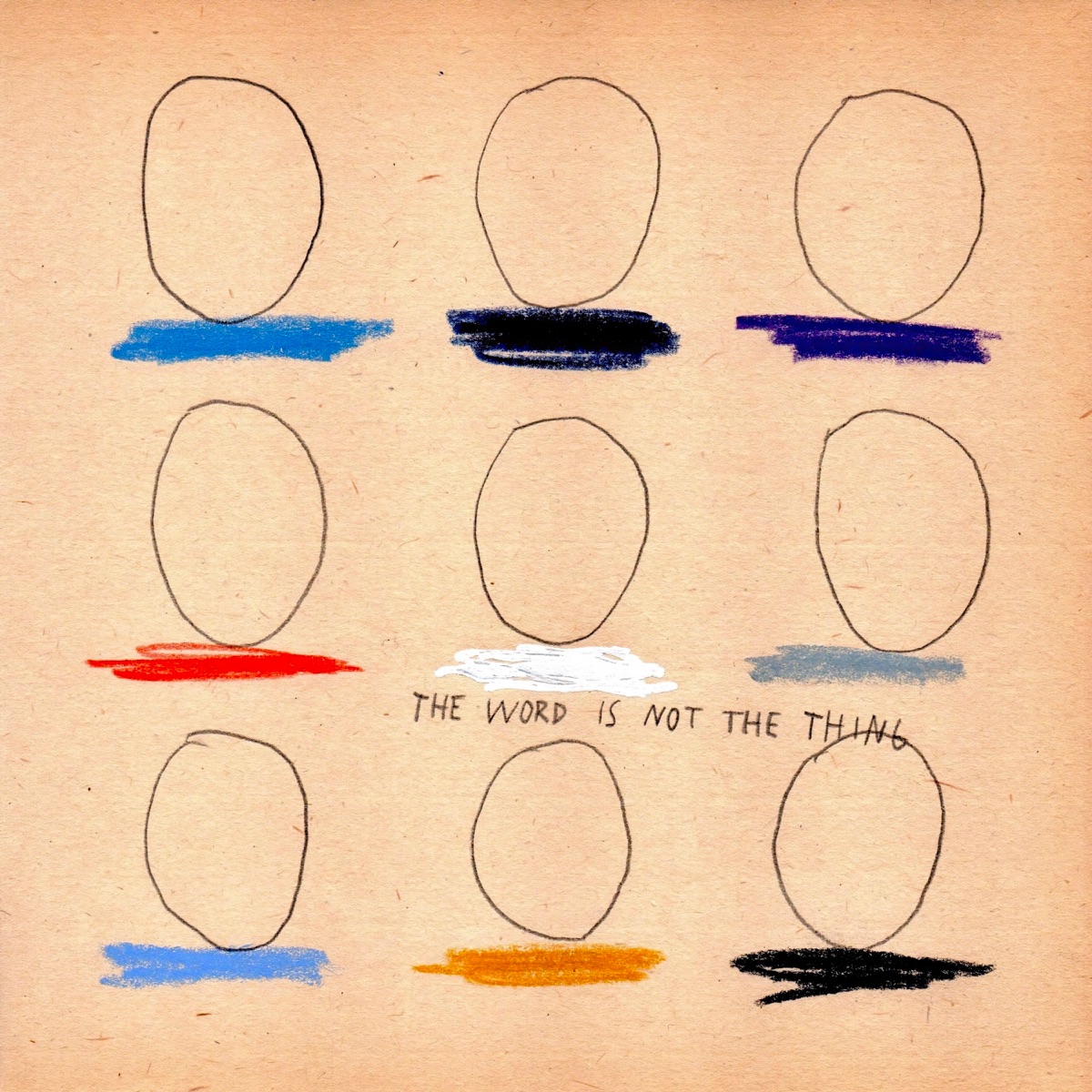 The Word is not the Thing by Phelan Burgoyne, Jorge Rossy & Fred Thomas album cover