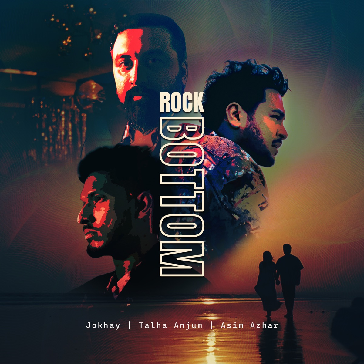 Rock Bottom - Single by Jokhay, Asim Azhar & Talha Anjum album cover