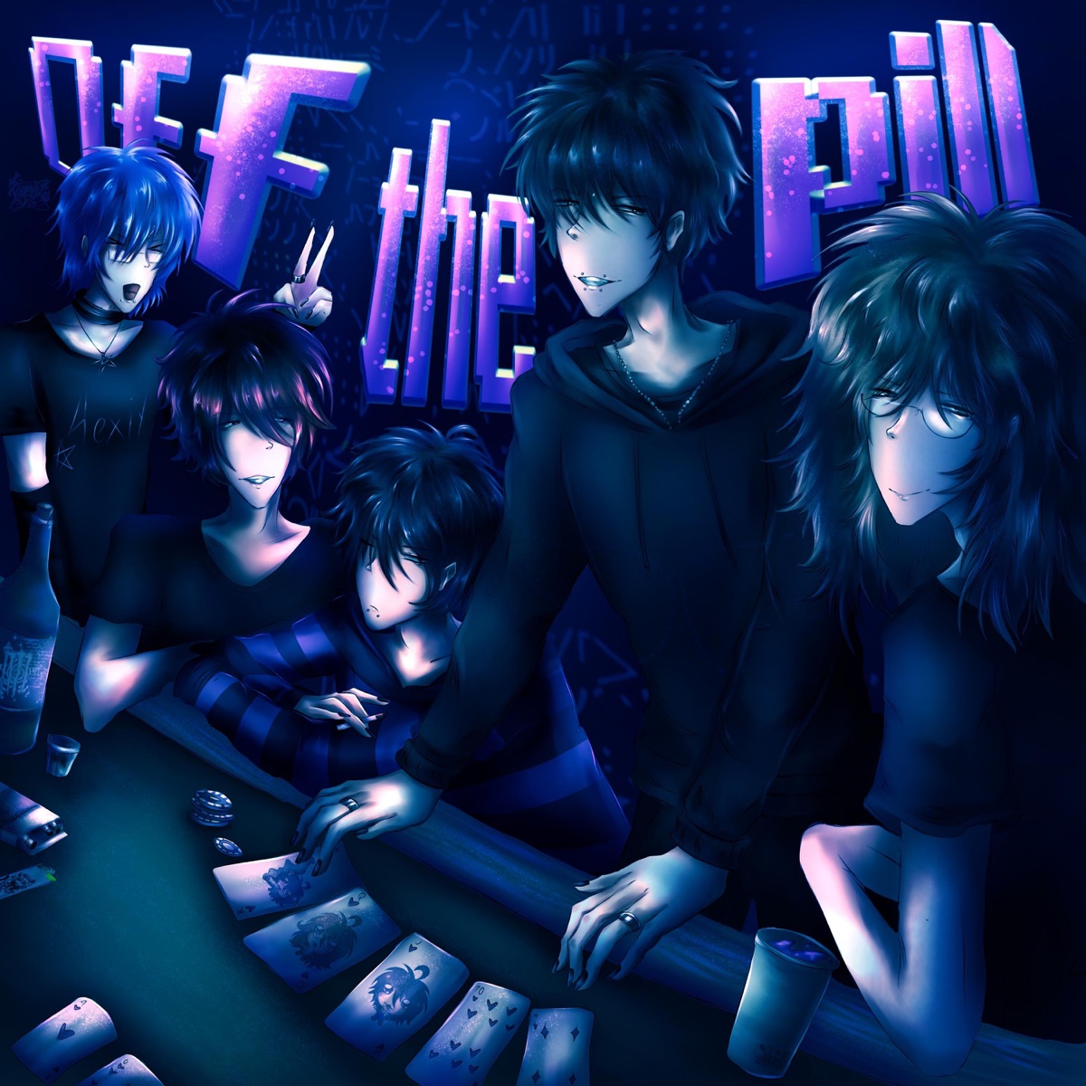 OFF THE PILL (w/kets4eki) - NIGHTCORE - Single by vylexx, xavv1e, kmrnxo & 4EXIT! album cover