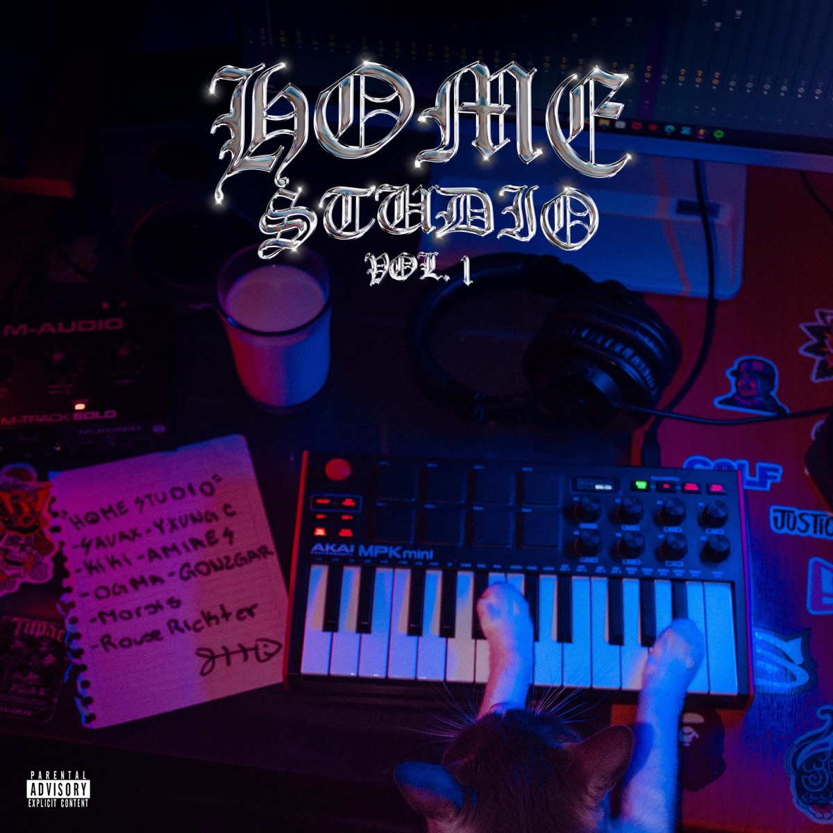 HOME STUDIO vol.1 by 808plata album cover