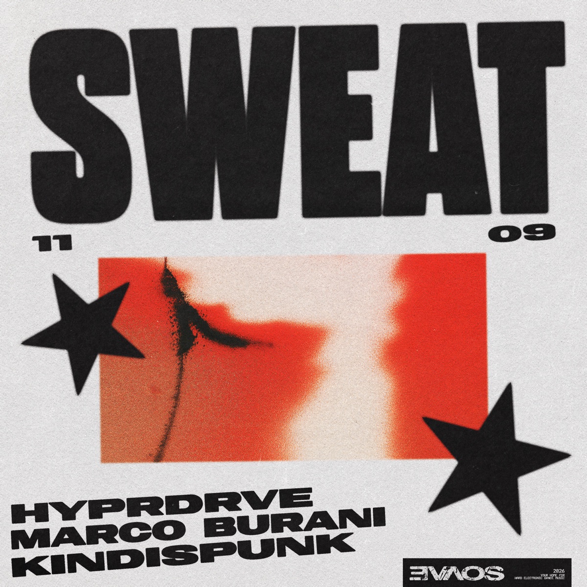 Sweat - Single by HYPRDRVE, Marco Burani & Kindispunk album cover