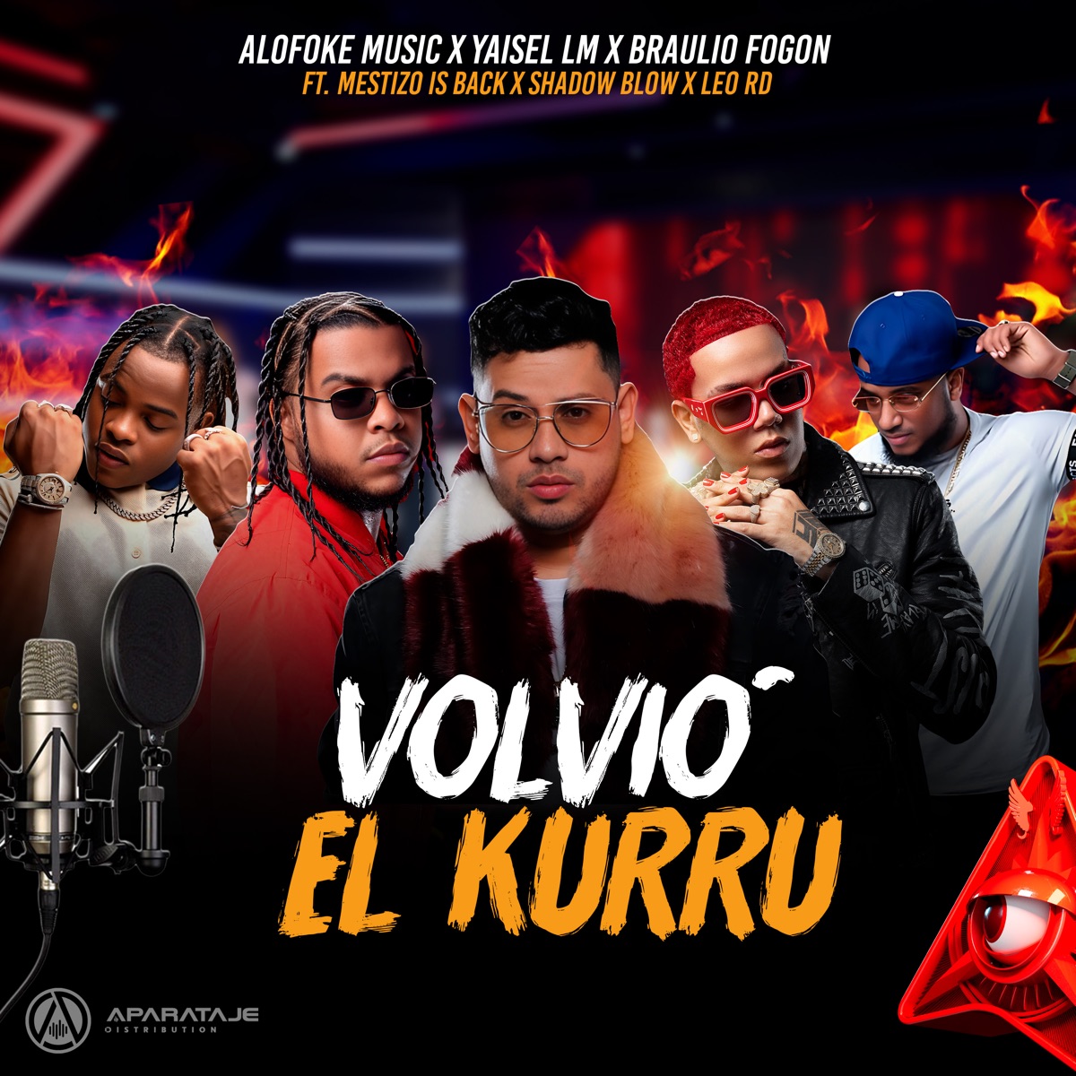 Volvió el Kurru (feat. Mestizo Is Back, Shadow Blow & Leo RD) - Single by Alofoke Music, Yaisel LM & Braulio Fogon album cover