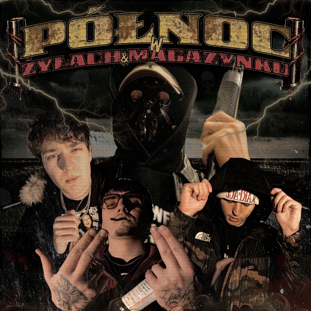 PÓŁNOC: W ŻYŁACH I MAGAZYNKU by 37 in this b!tch, Sipmudd, 37Tyron & 37Nestee album cover