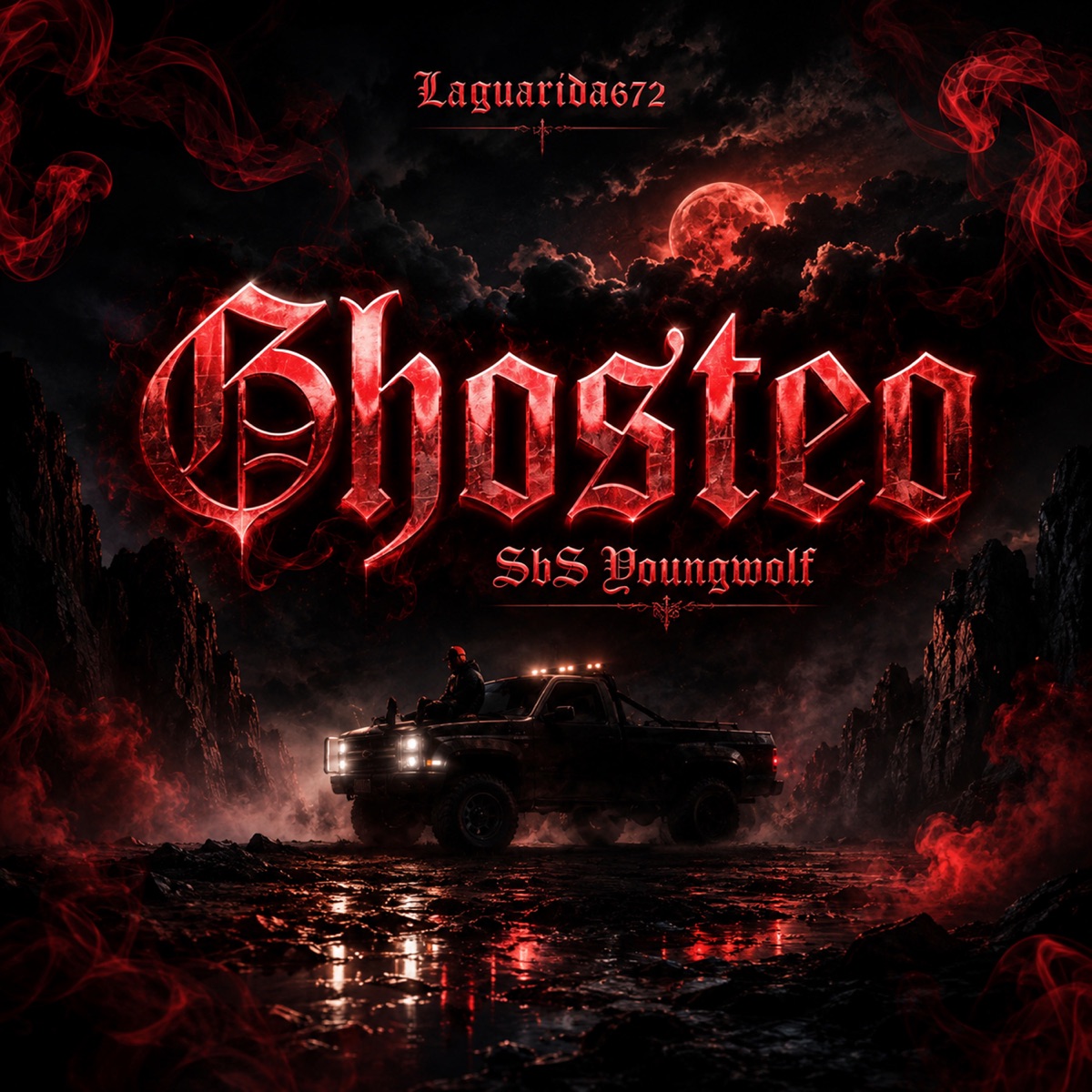 Ghosteo - Single by Laguarida672 & SBS YOUNGWOLF album cover
