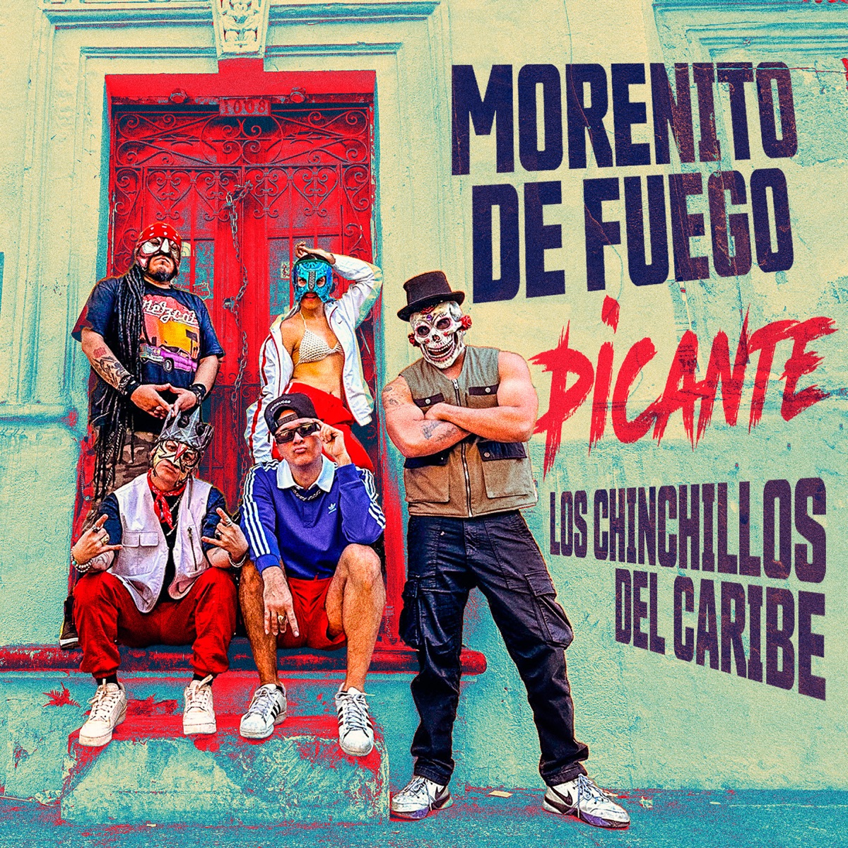 PICANTE - Single by Morenito De Fuego & Los Chinchillos Del Caribe album cover