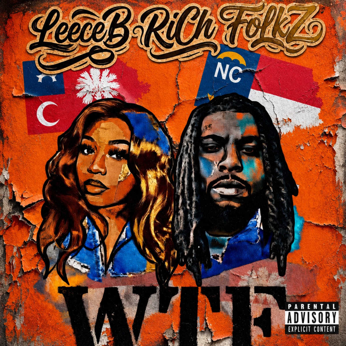 WTF PT 2 (feat. LeeceB) - Single by Rich Folkz album cover