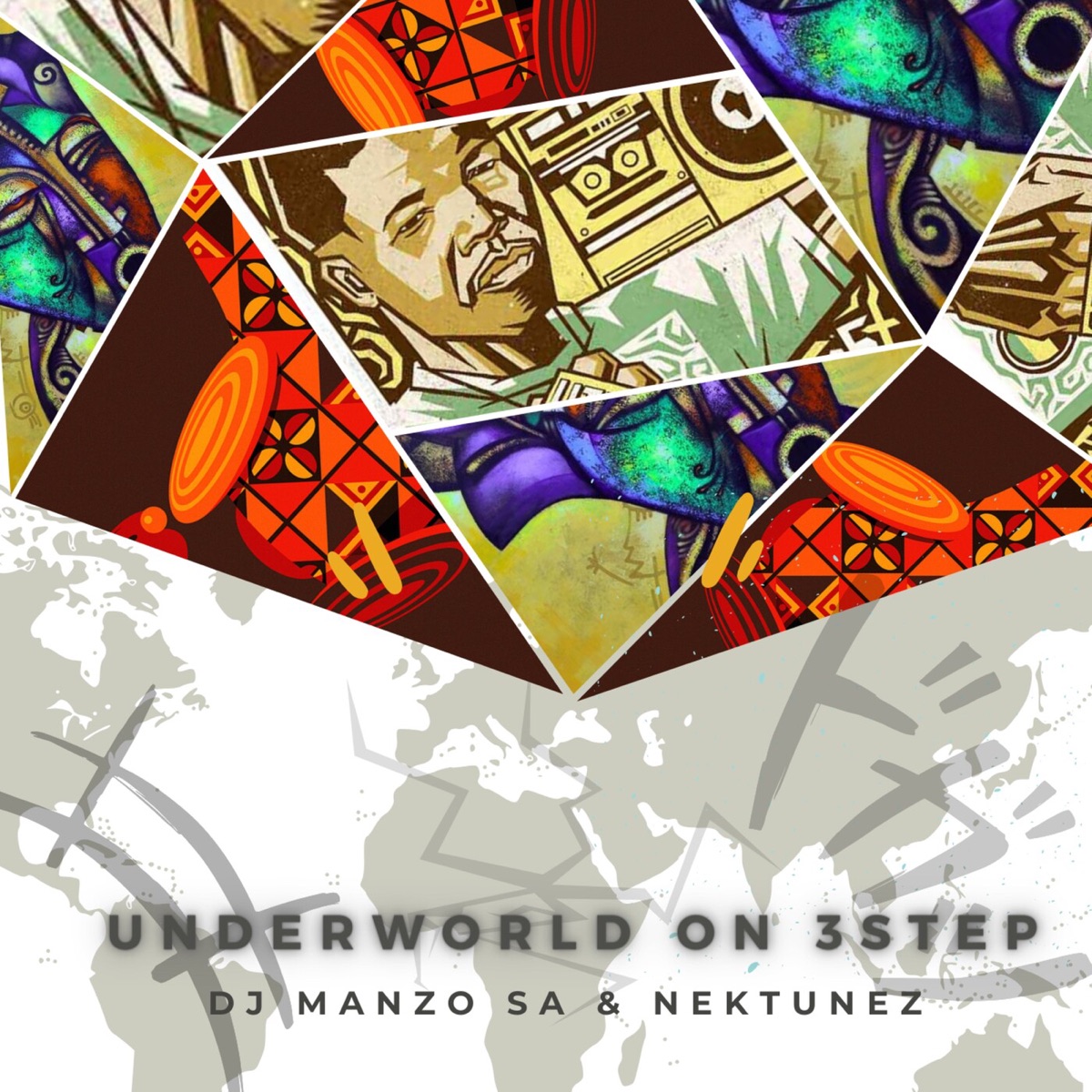 Underworld On 3Step - Single by DJ Manzo SA & Nektunez album cover