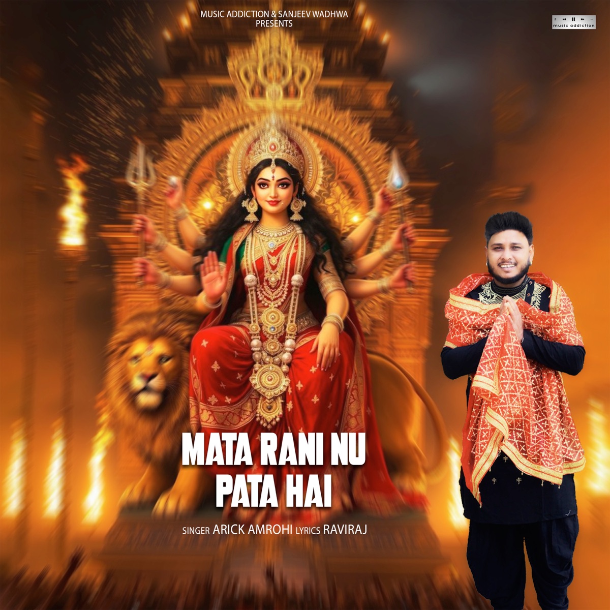 Mata Rani Nu Pta Hai (feat. Ravi Raj) - Single by Arick album cover