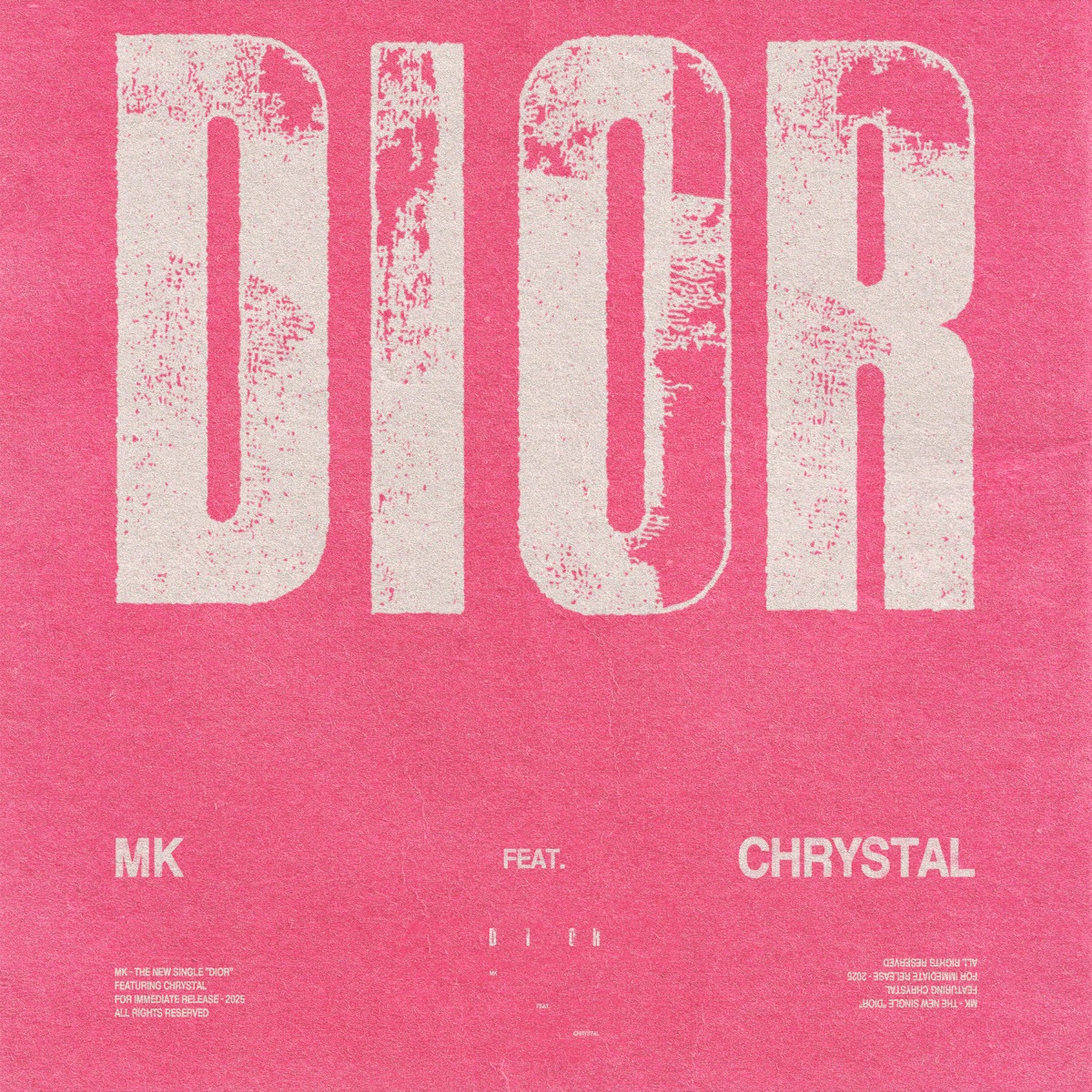 Dior (Instrumental & Acapella) [feat. Chrystal] - Single by MK album cover