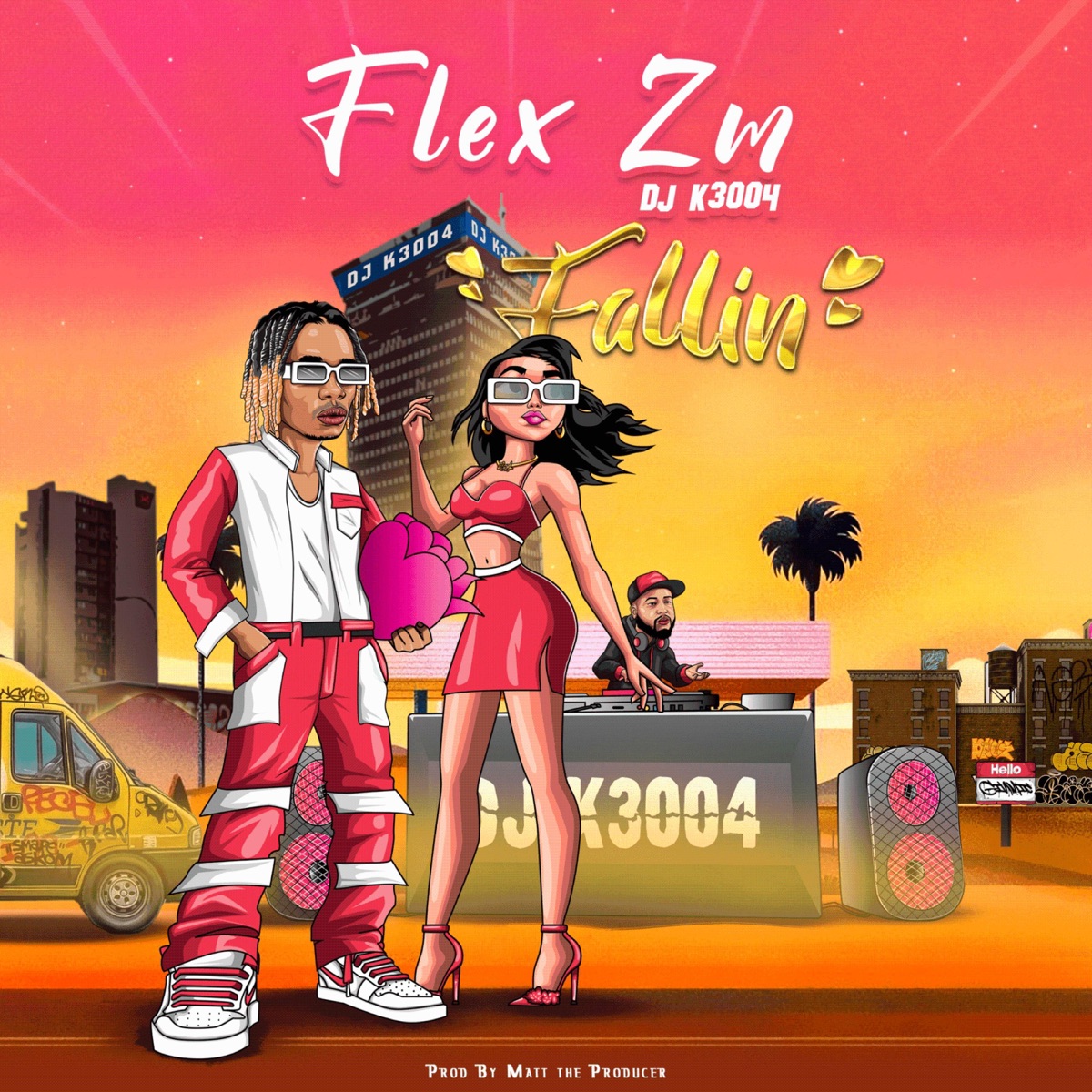 Fallin - Single by Flex zm & DJ K3004 album cover