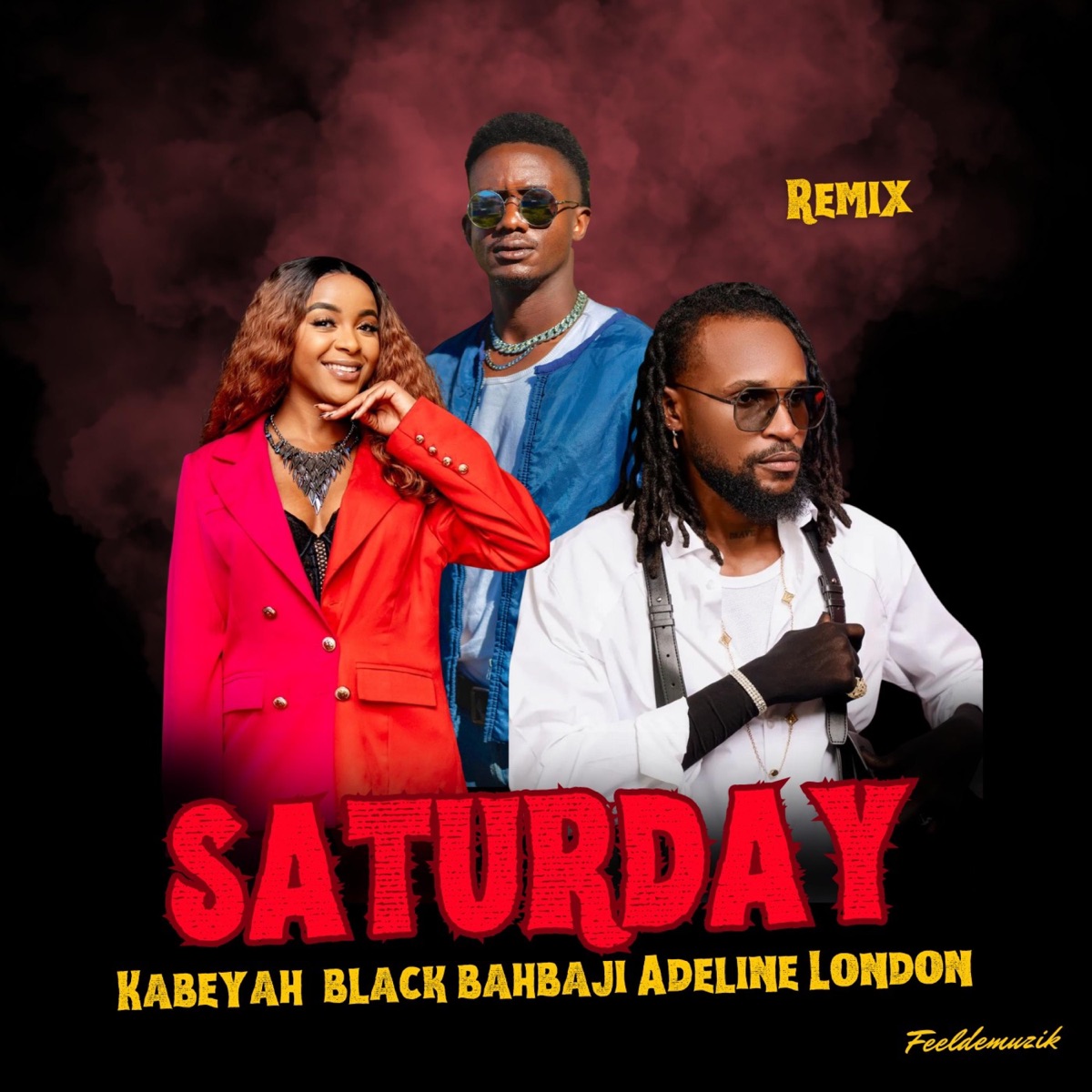 Saturday (feat. Black Bahbaji & Adeline London) - Single by Kabeyah album cover artwork