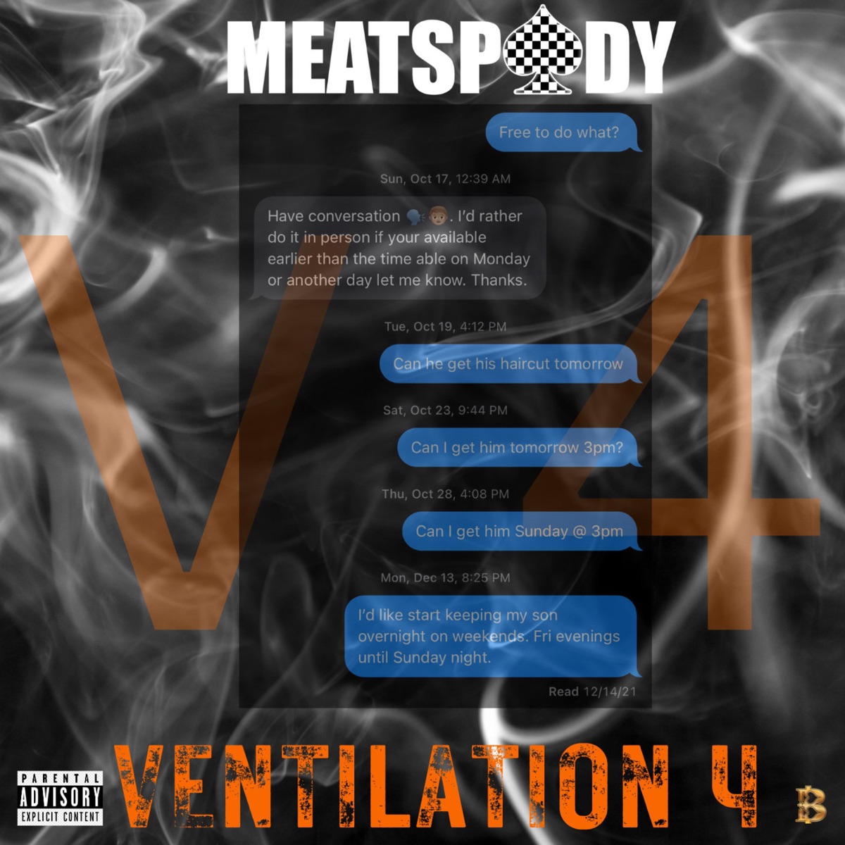 Ventilation 4 - Single by MeatSpady album cover