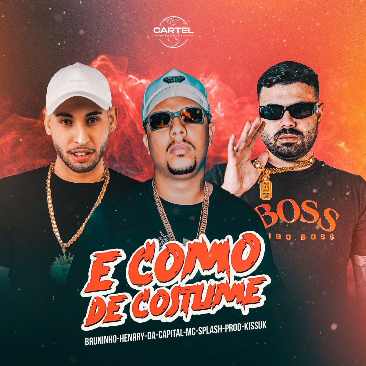 E Como de Costume - Single by MC Splash, Bruninho K & Mc Henry da Capital album cover