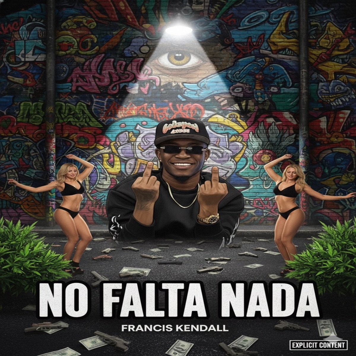 No Falta Nada - Single by Francis Kendall & ivan produce album cover