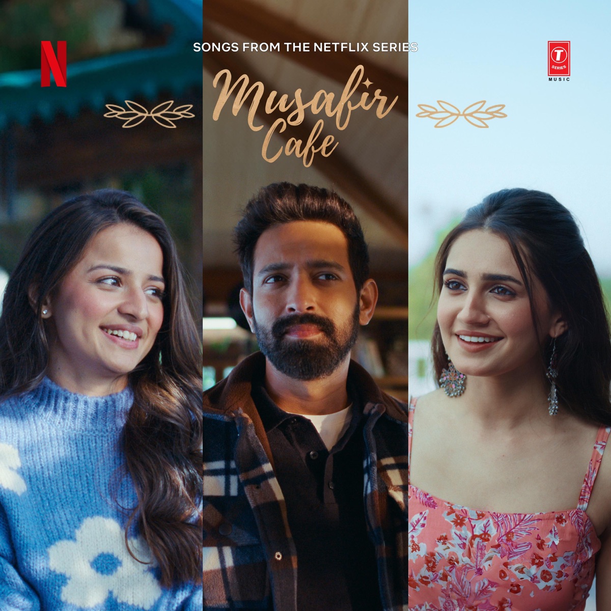 Musafir Cafe (Songs from the Netflix Series) - EP by Garvit - Priyansh, Raghav Kaushik, Neel Adhikari & Aniket Shukla album cover