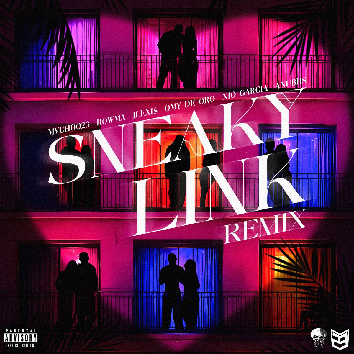 Sneaky Link Remix (feat. Rowma & Omy de Oro) - Single by Mvchoo23, Jlexis, Nio García & Anubiis album cover