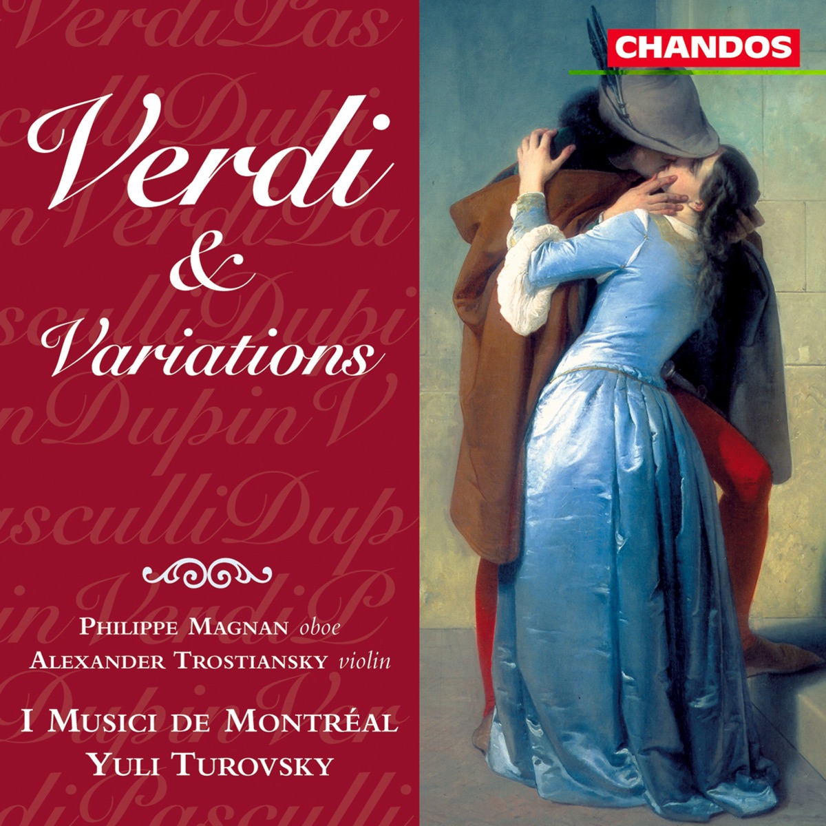Verdi & Variations by Yuli Turovsky, I Musici de Montréal, Phillipe Magnan & Alexander Trostiansky album cover