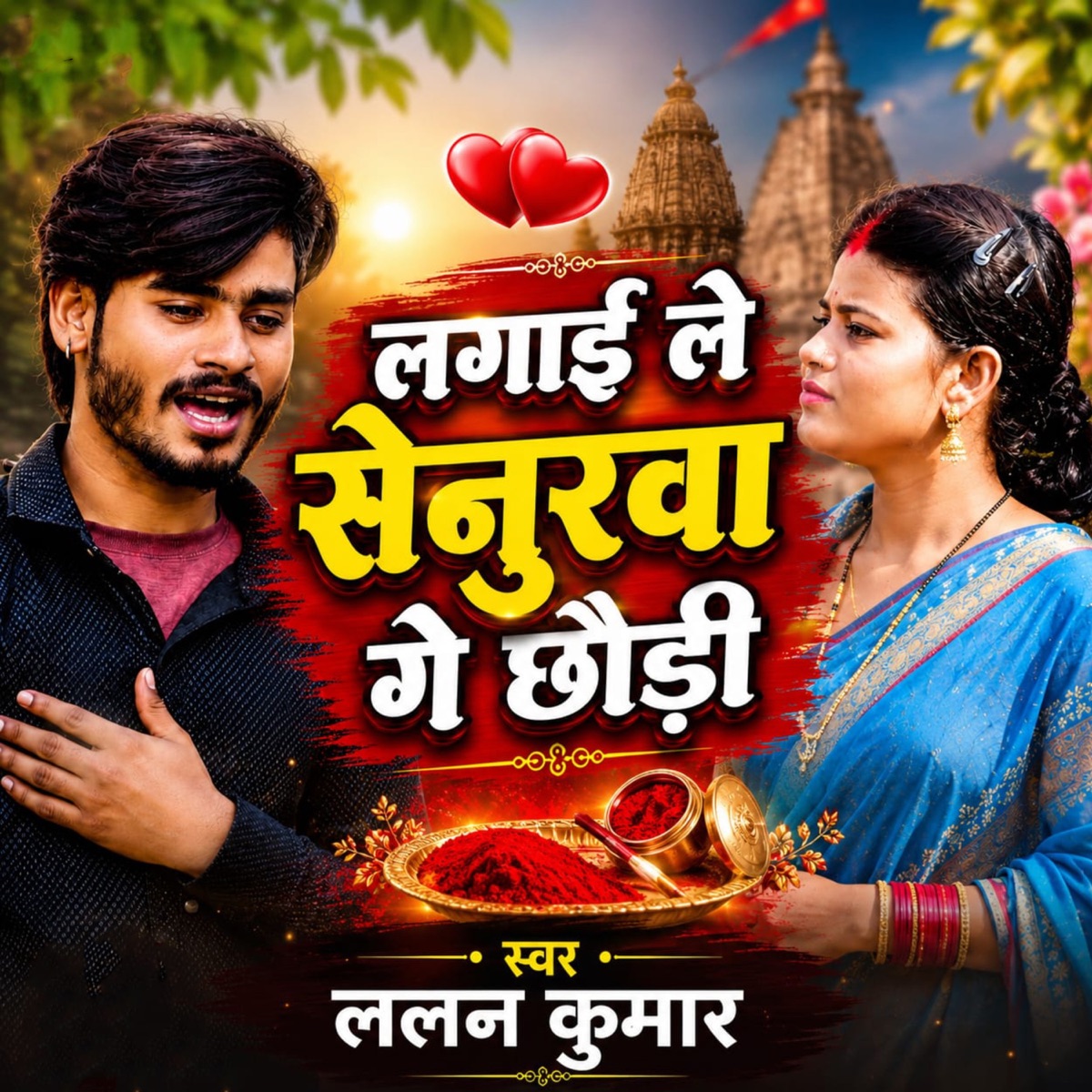 Lagai Le Senurva Ge Chhaudi - Single by Lalan Kumar & Raj Bhai album cover