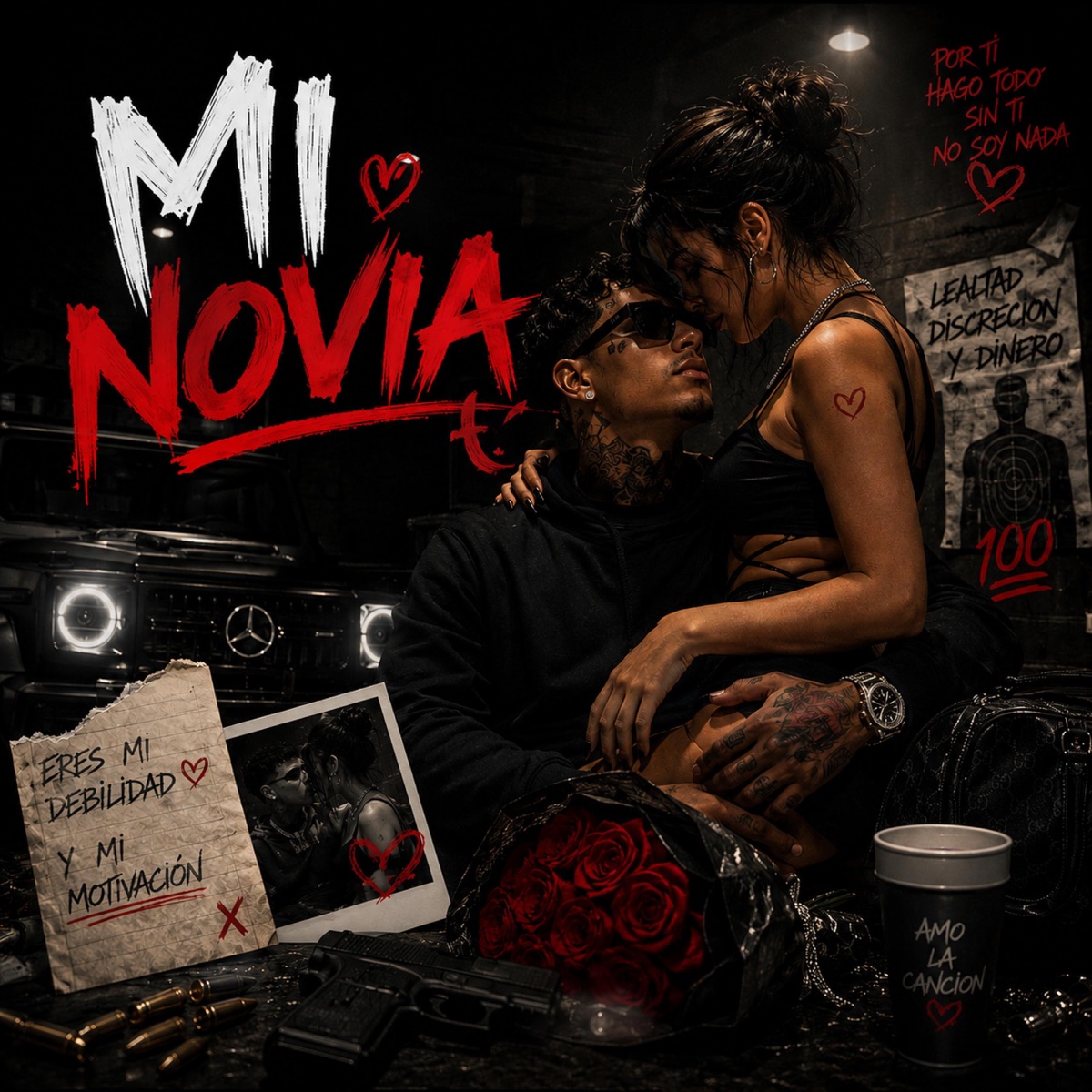mi novia - Single by El unico cannabi album cover