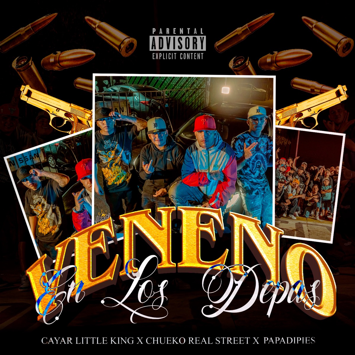Veneno en los Depas - Single by Cayar the little king, Chueko Real Street & PapaDipies album cover