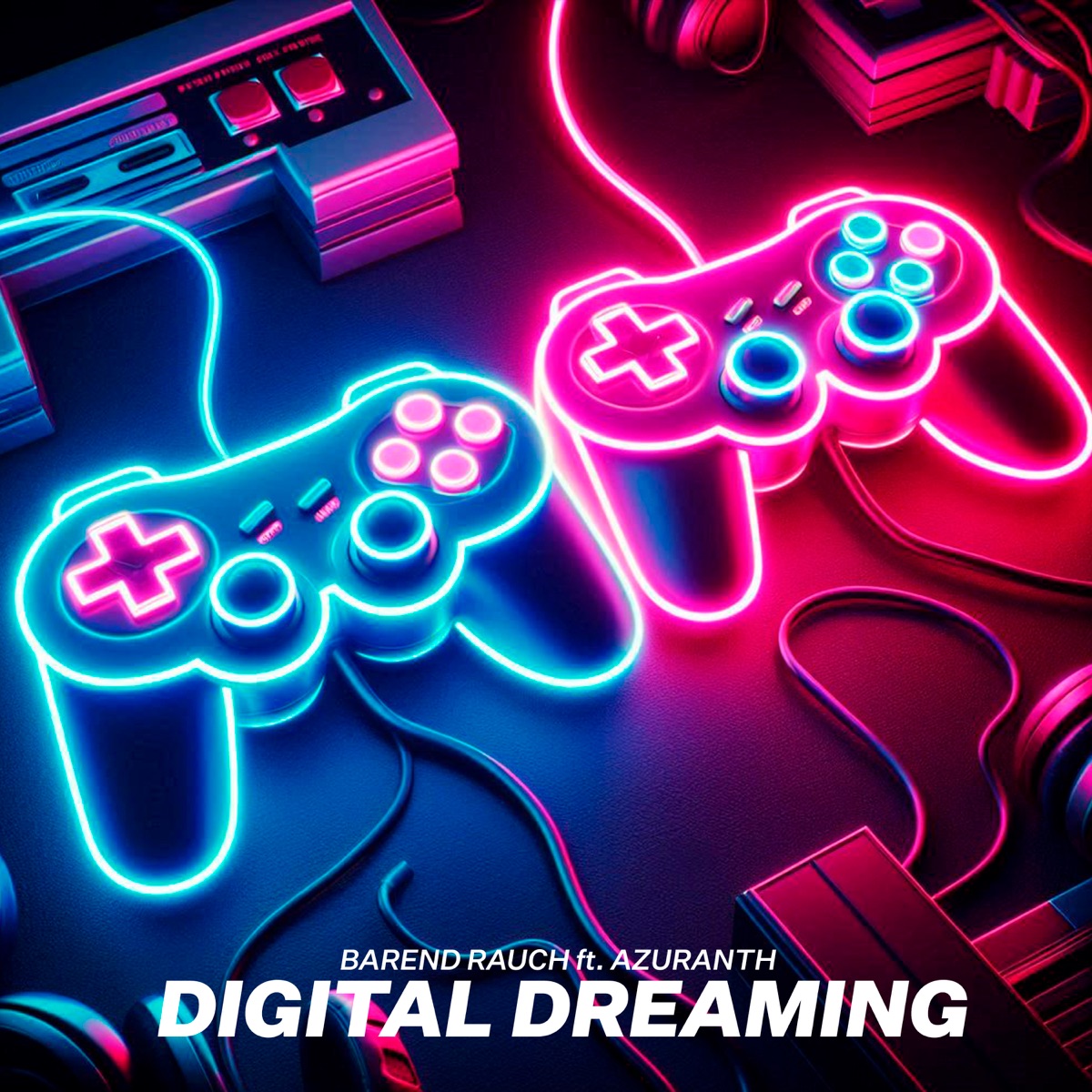 Digital Dreaming - Single by Barend Rauch & Azuranth album cover