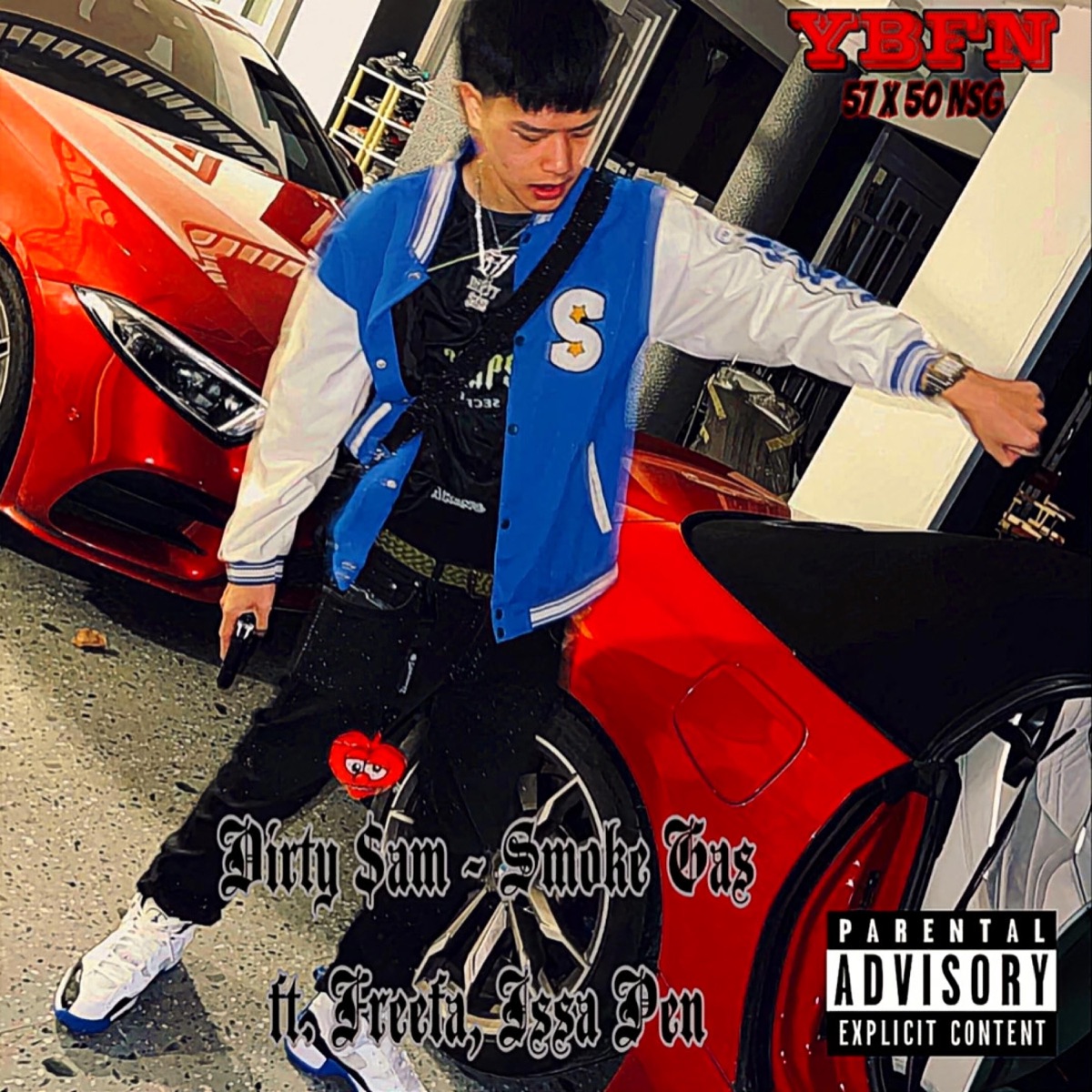 Smoke Gas  (feat. Freefa & Issa Pen) - Single by Dirty $am 57 album cover