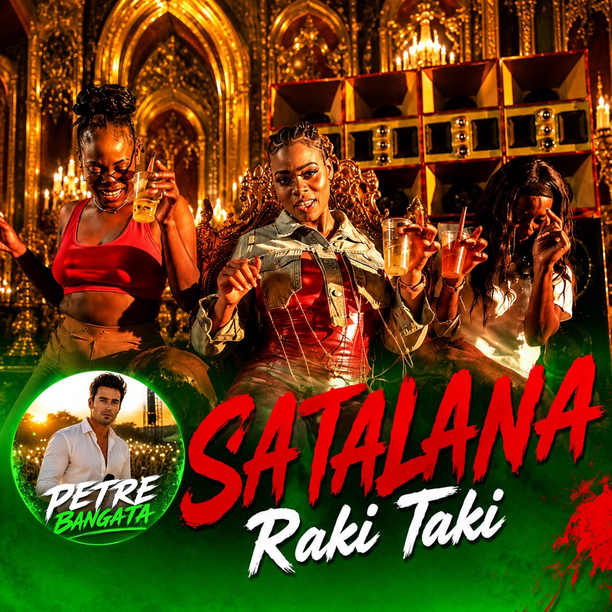 Satalana Raki Taki - Single by Petre Bangata album cover