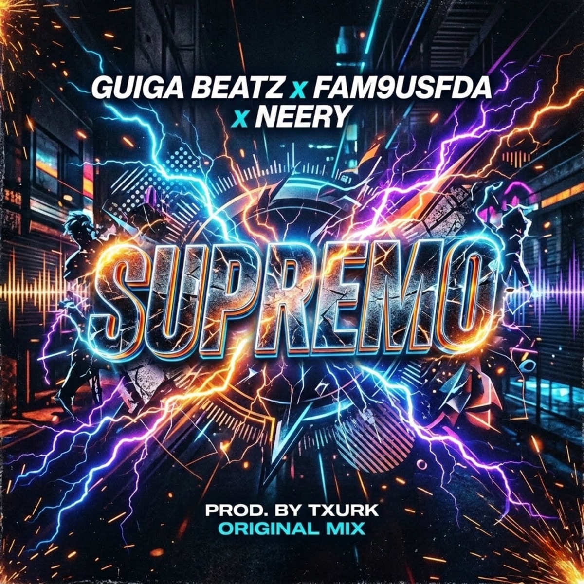 Supremo - Single by Guiga Beatz, Fam9usfda, Neery & TXURK album cover