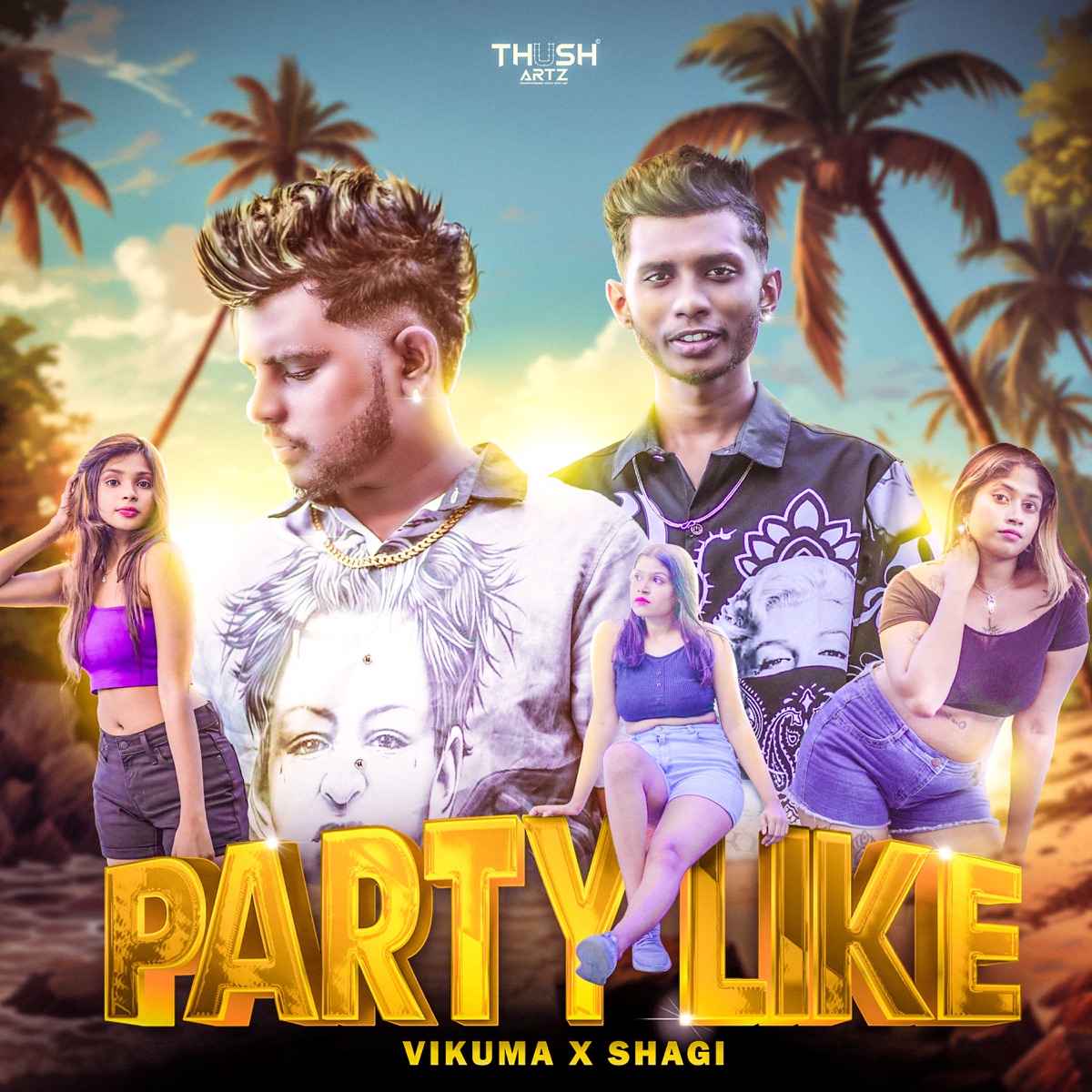 Party Like - Single by Vikuma & S.H.A.G.I album cover