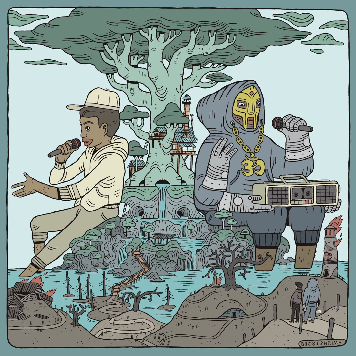 NEHRUVIANDOOM (REDUX) by MF DOOM & Bishop Nehru album cover