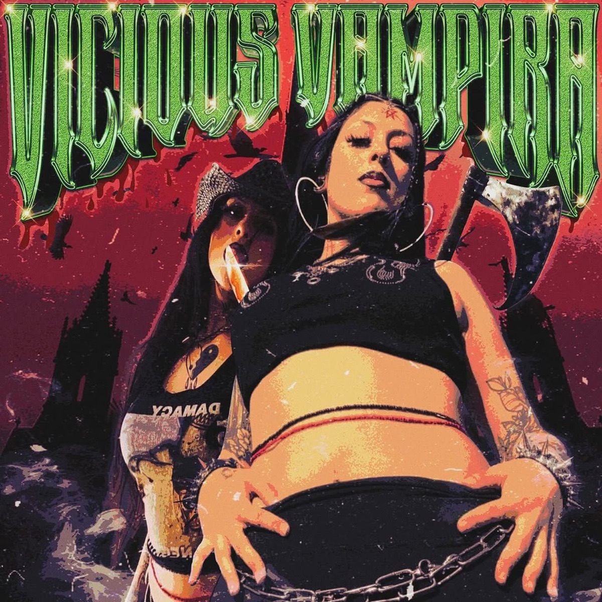 TRAPHOUSE OF 1000 CORPSES - Single by Vicious Vampira album cover