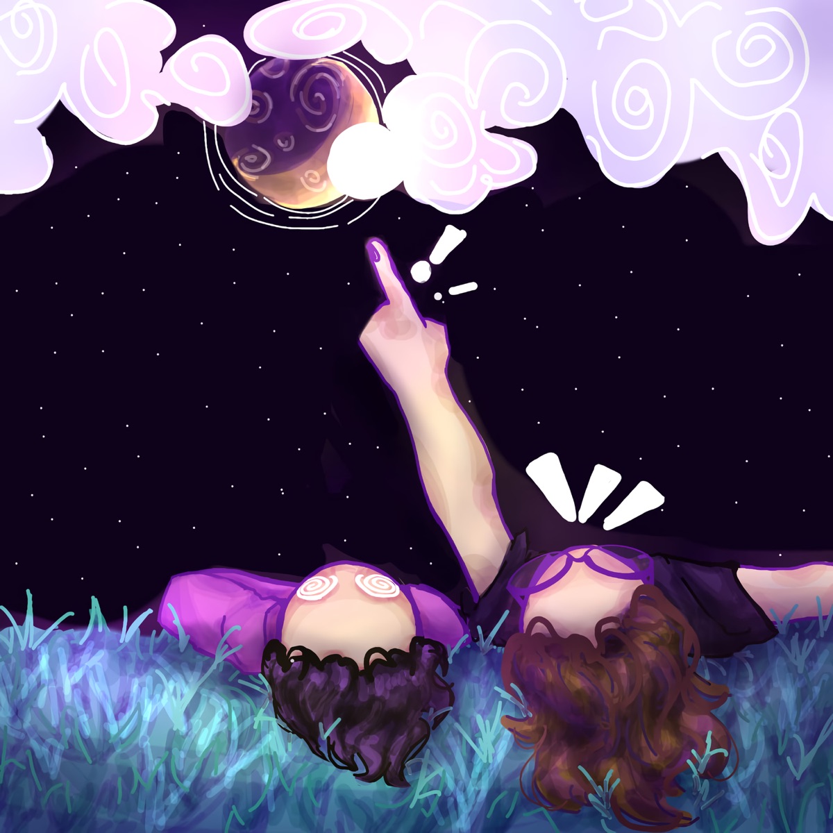 44 Histórias: Flying To The Moon by TheJoia & lorebunii album cover