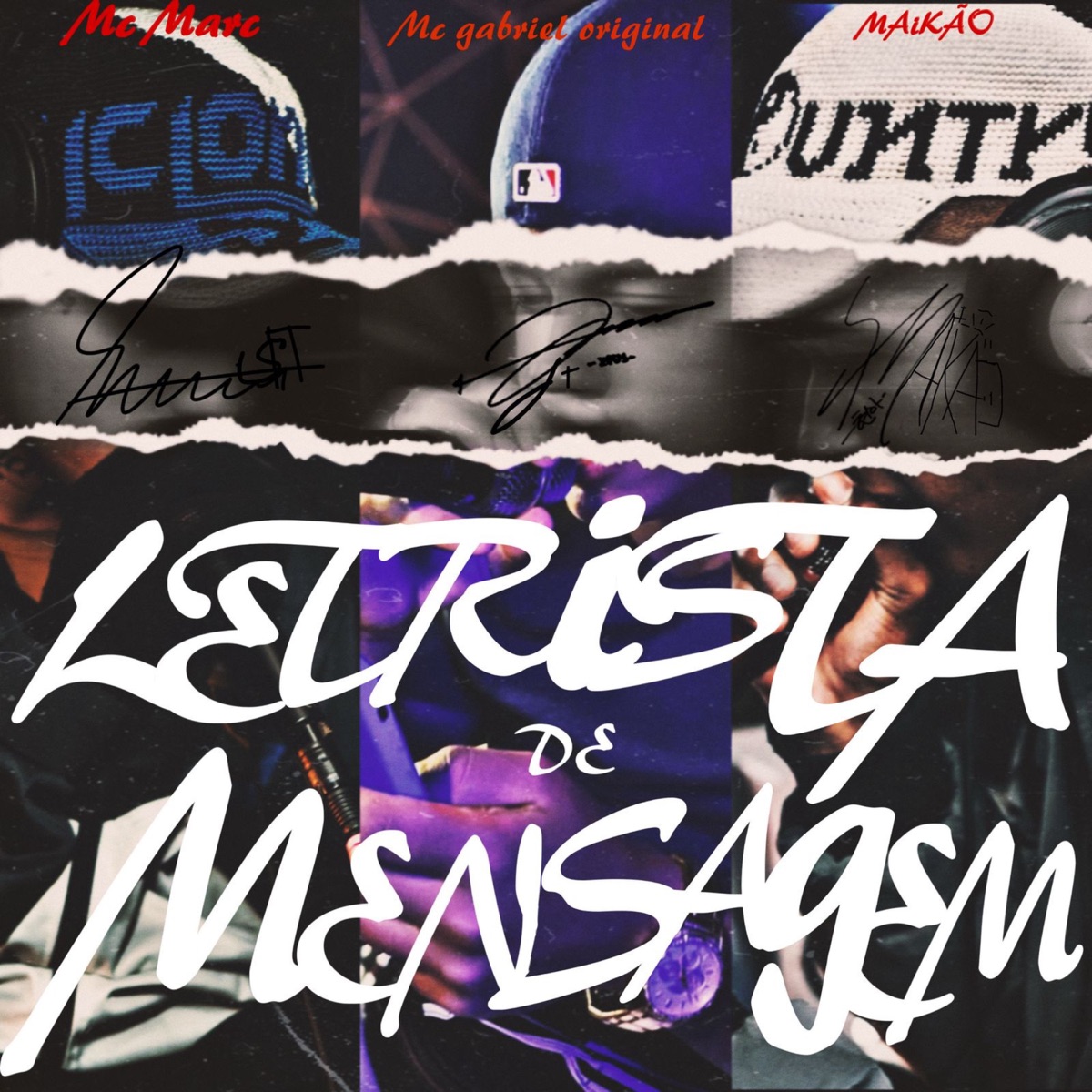 Letrista de Mensagem (feat. Maikão) - Single by Mc Gabriel Original & Mc Marc album cover