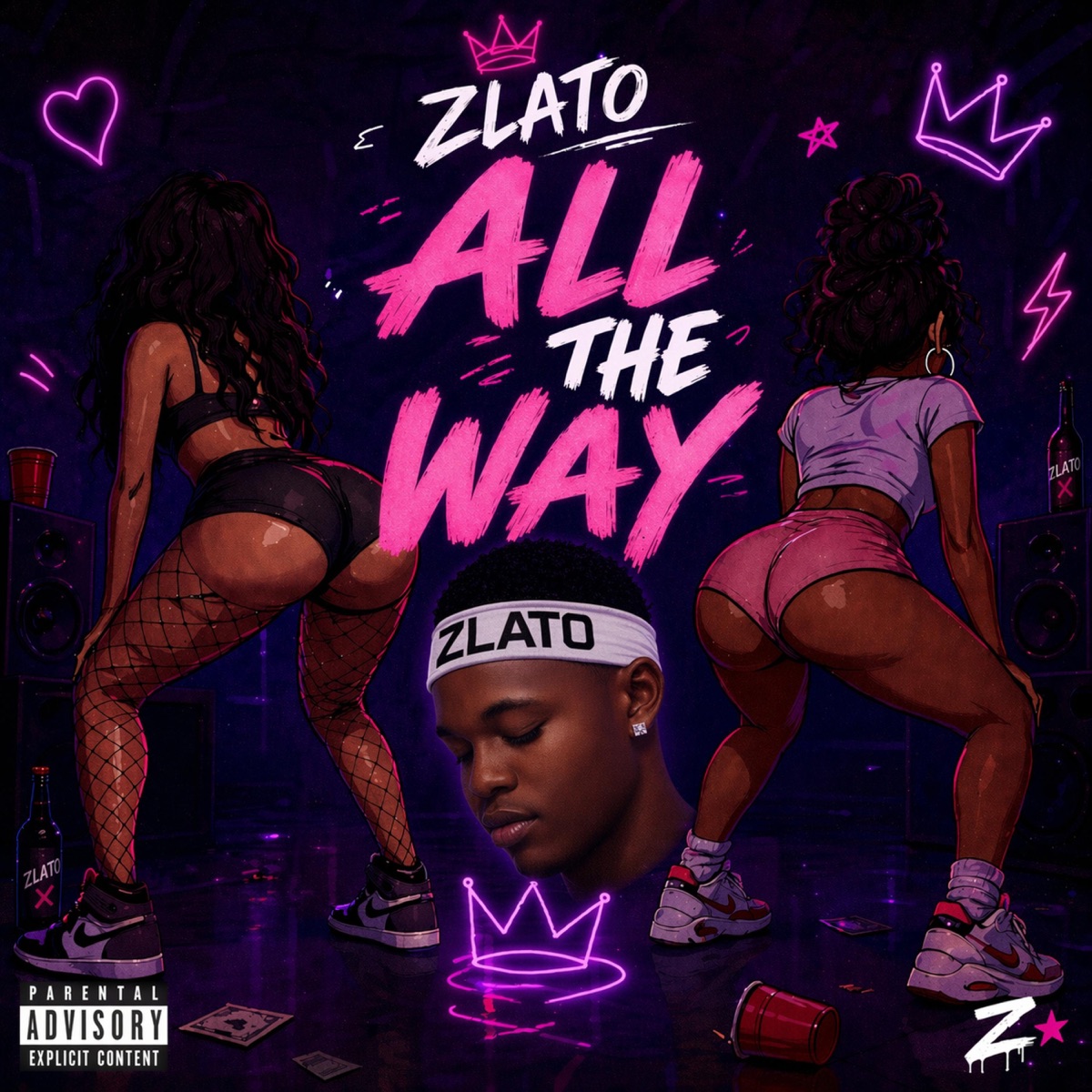 All the way - Single by Zlato album cover