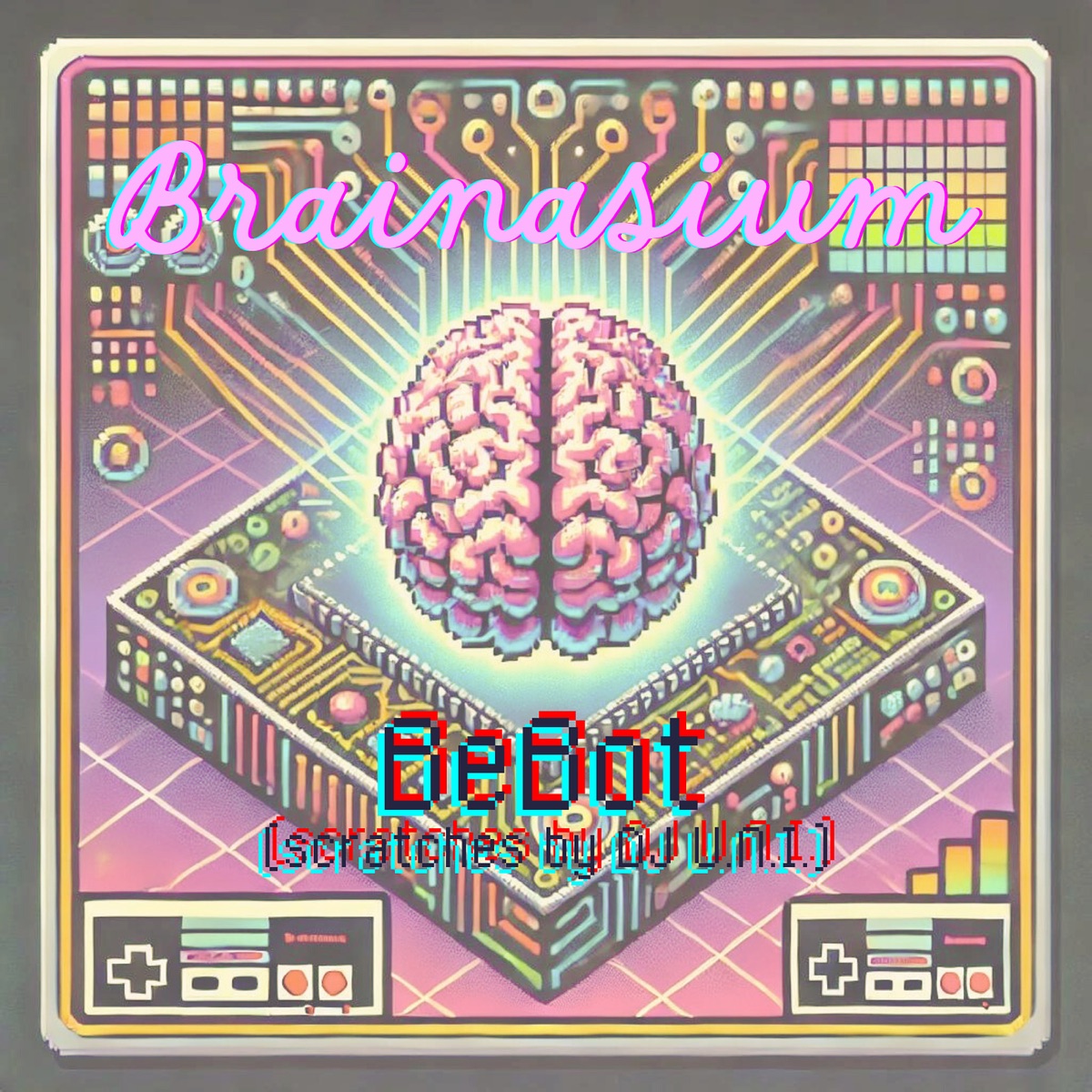 Brainasium (feat. DJ Uni) - Single by Bebot album cover