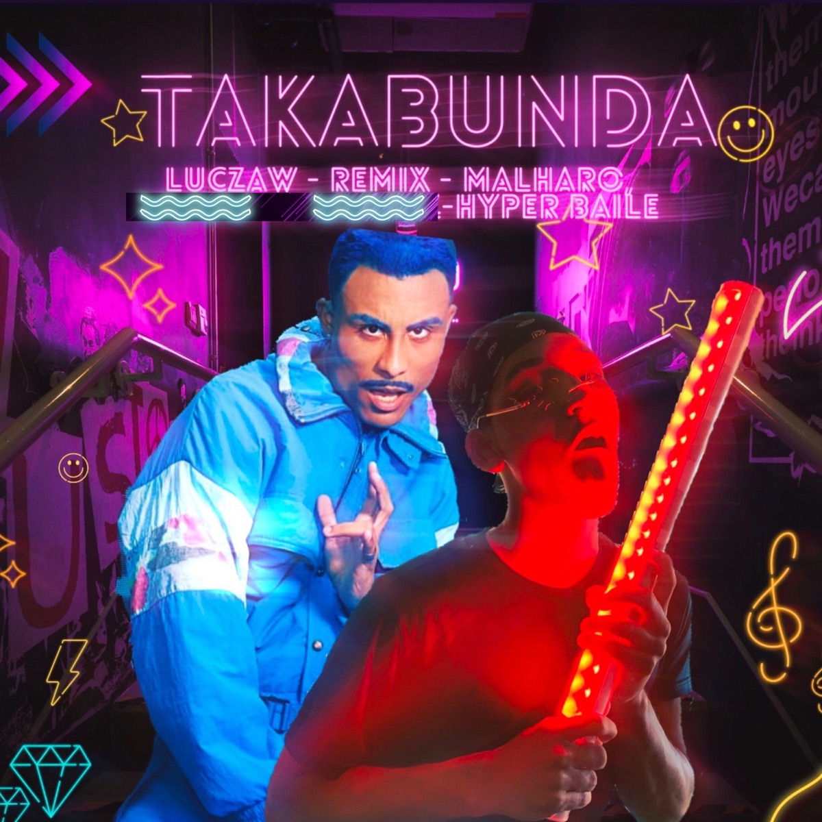 Takabunda (Remix) [feat. Malharo & HYPERBAILE] - Single by Luczaw album cover