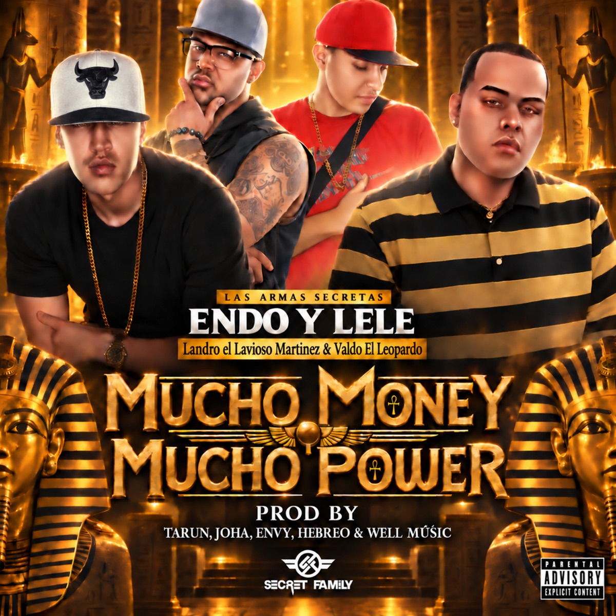 Mucho Money Mucho Power - Single by Endo y Lele, Landro el Lavioso Martinez & Valdo El Leopardo album cover