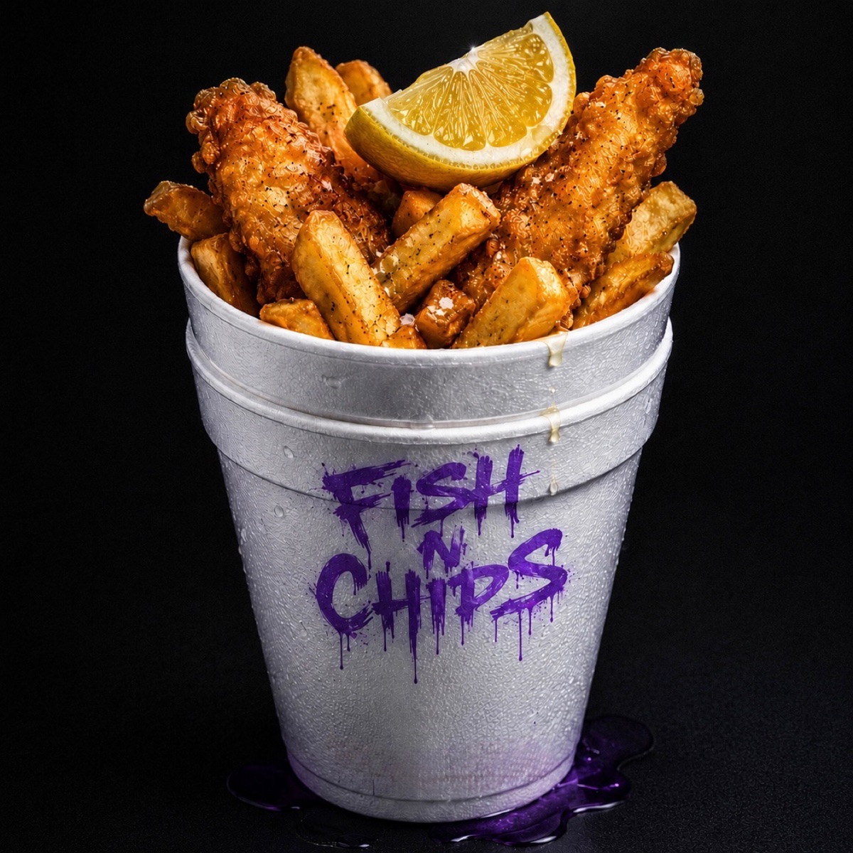 Fish & Chips (feat. chata) - Single by Tuck album cover