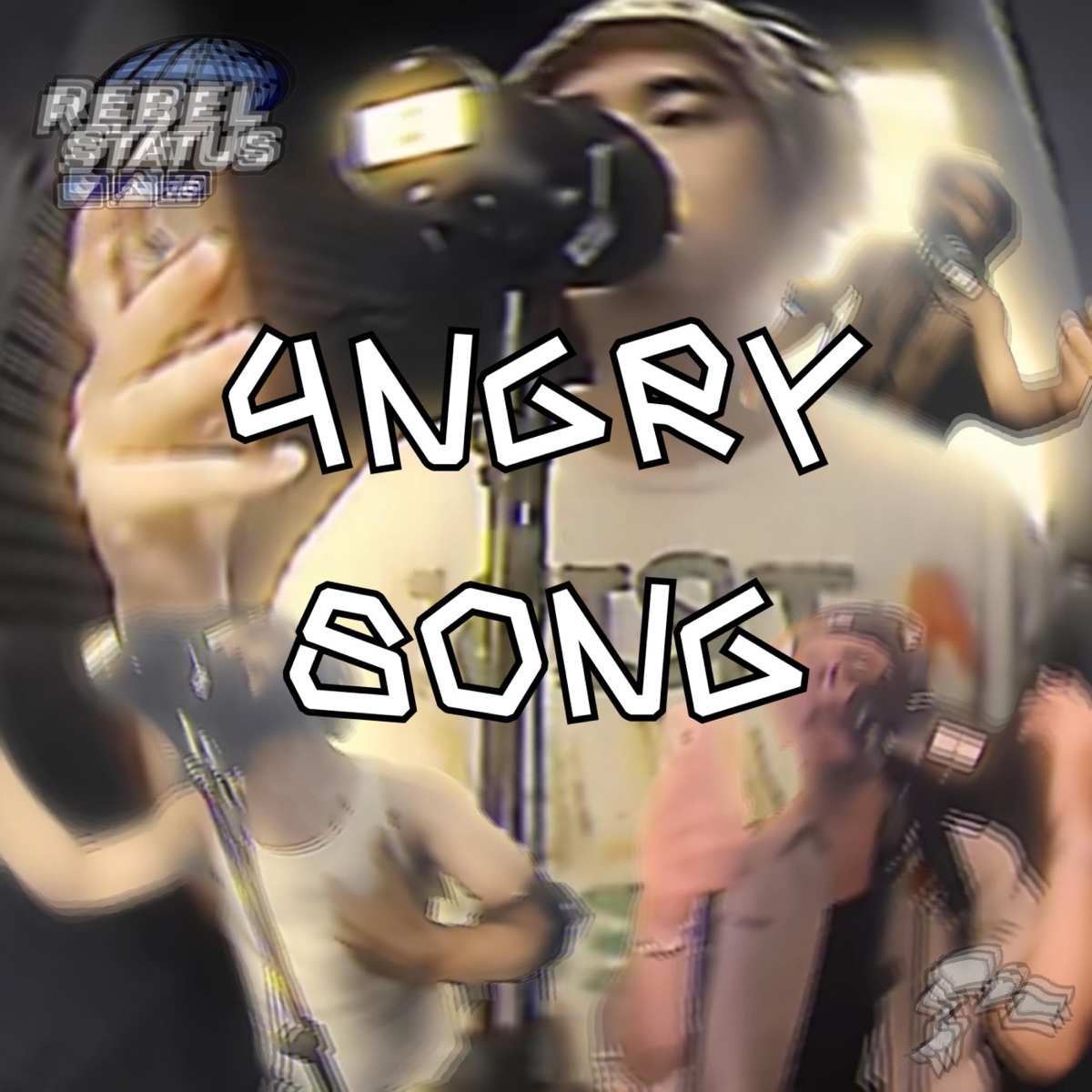4NGRY SONG (feat. Miggy, Super Frosty Snowman, Kolo, Griffen & 4sia) - Single by Rebel Status album cover