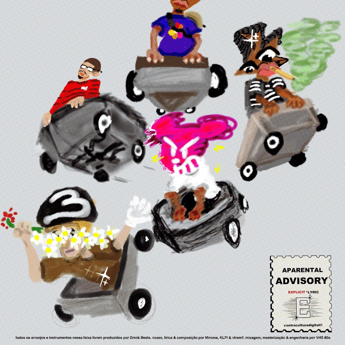 BANDIDOS DO METAVERSO - Single by Miroma, KL71, vtrem7, pibara & Dmnk Beats album cover