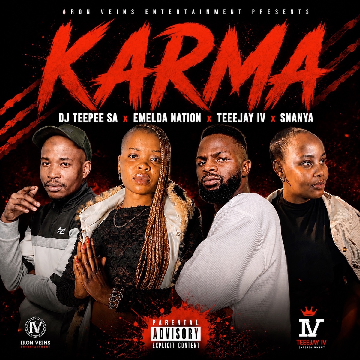 Karma - Single by Emelda Nation, SNANYA, DJ TEEPEE SA & TEEJAY IV album cover