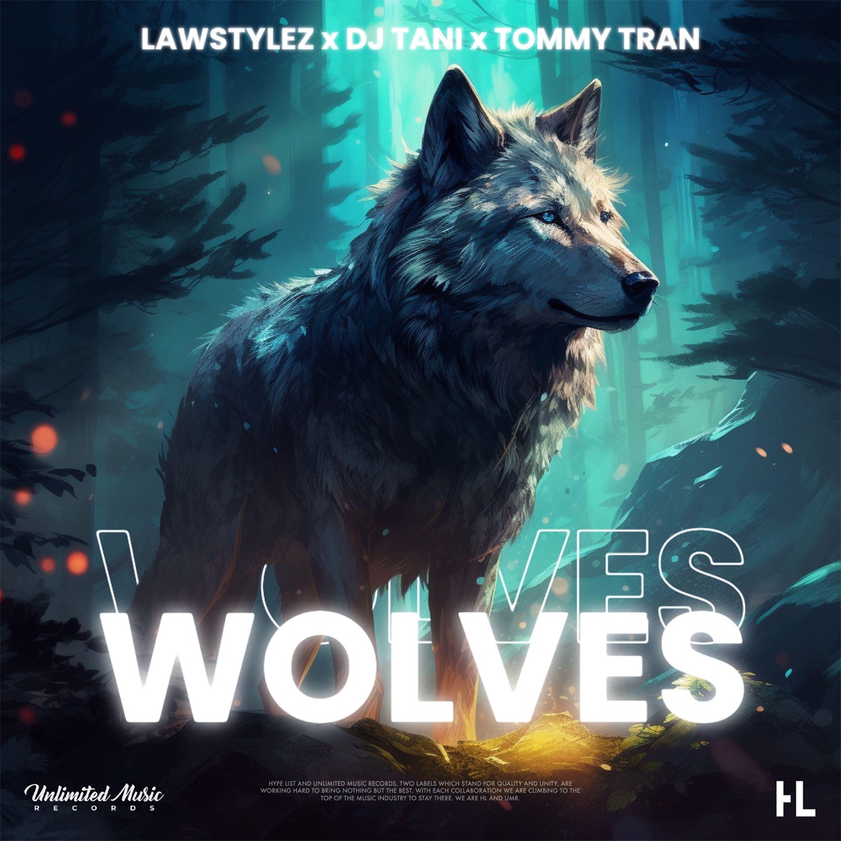 Wolves - Single by Lawstylez, dj tani & Tommy Tran album cover