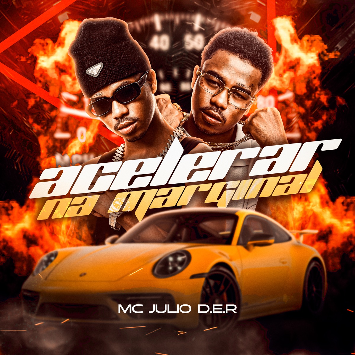 Acelerar na Marginal - Single by NITATHEPLUG & MC Julio D.E.R. album cover