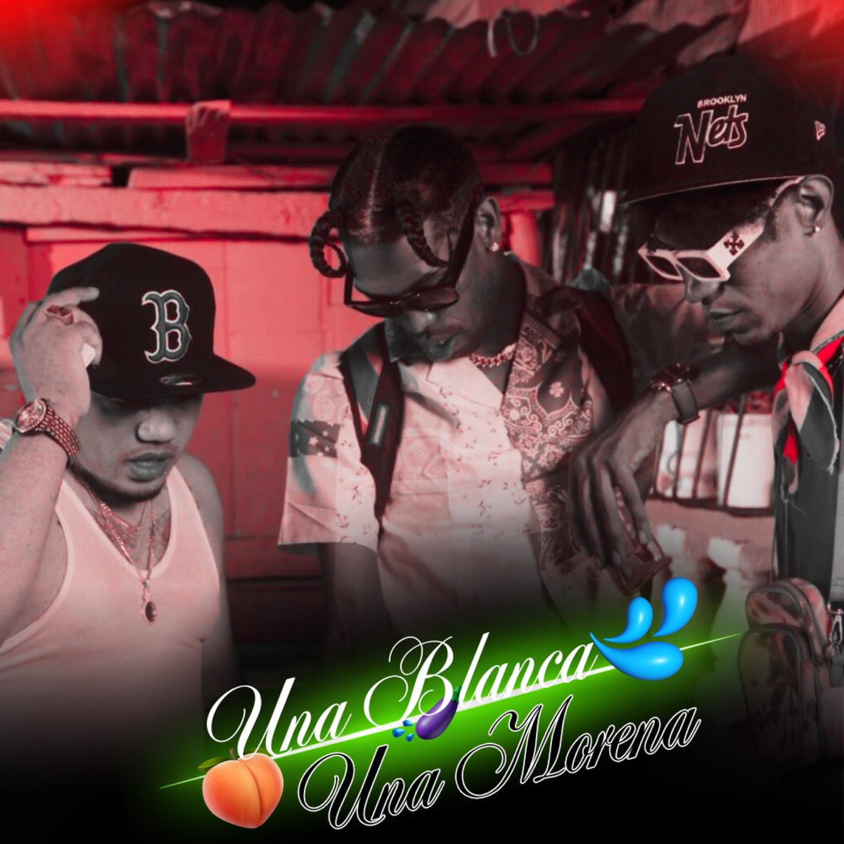 UNA BLANCA UNA MORENA - Single by BIG42, El Que Boca Calla & El Napo album cover