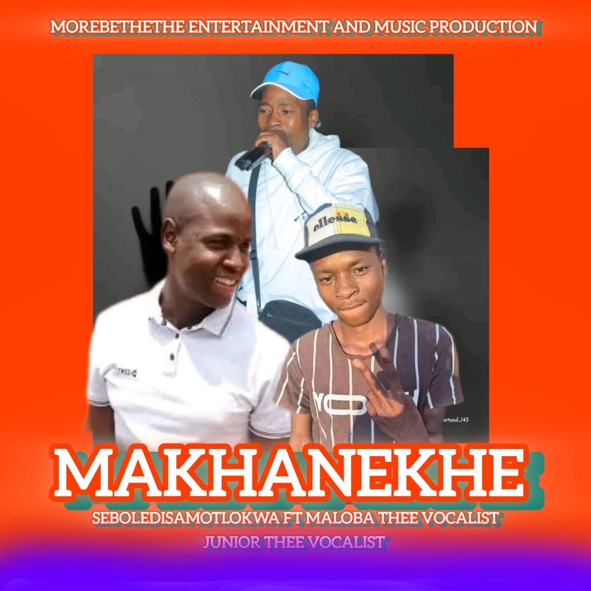 Makhanekhe (feat. Maloba thee vocalist & Junior thee vocalist) - Single by Seboledi Samotlokwa album cover