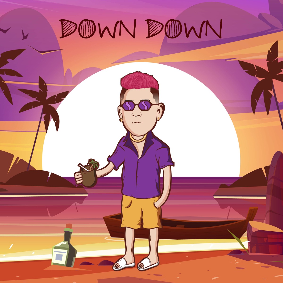Down Down - Single by Samir Guerrero, Dunamis, Mosta Man & Augusto Yepes Dj album cover