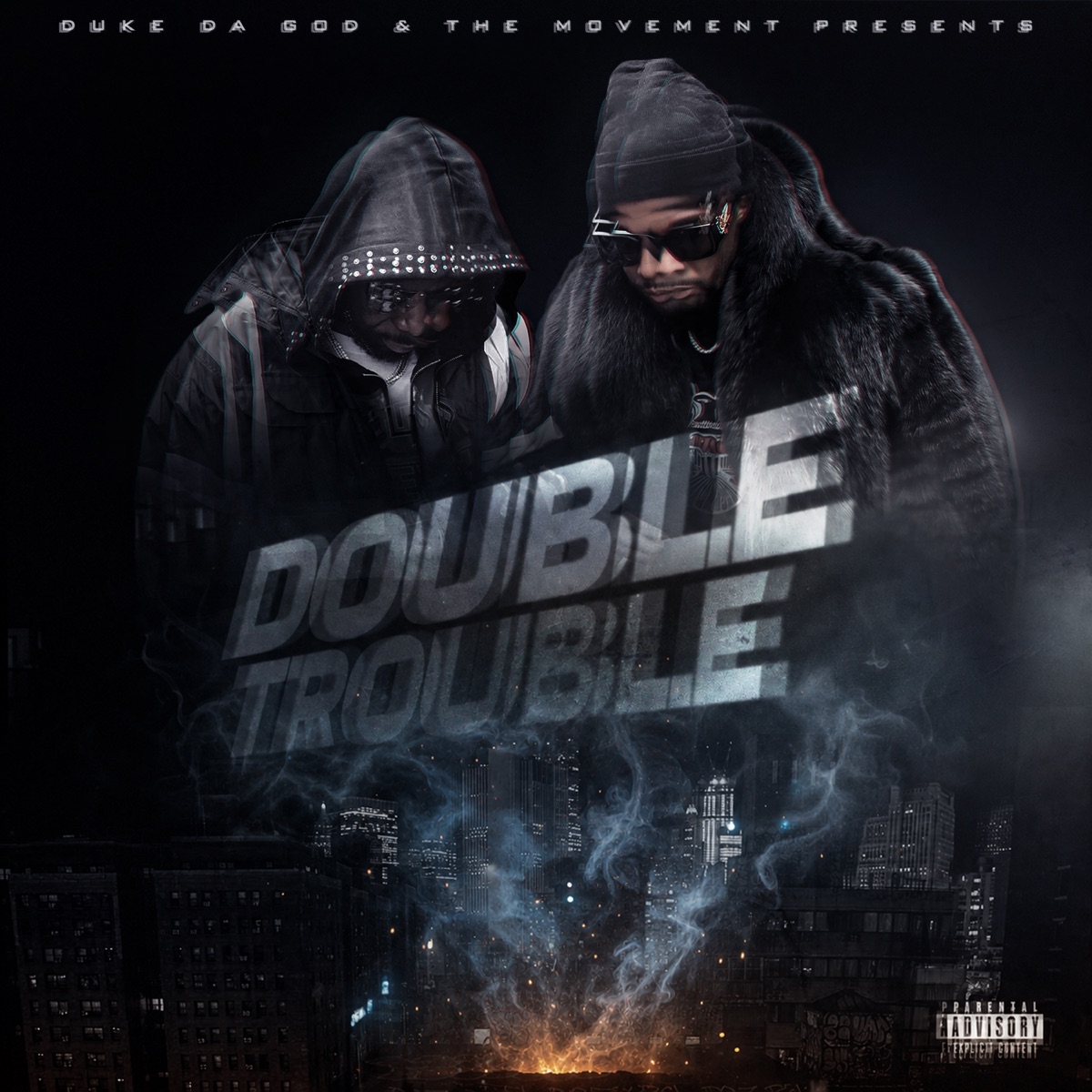Double Trouble by The Diplomats, JR Writer, Hell Rell & Duke da God album cover